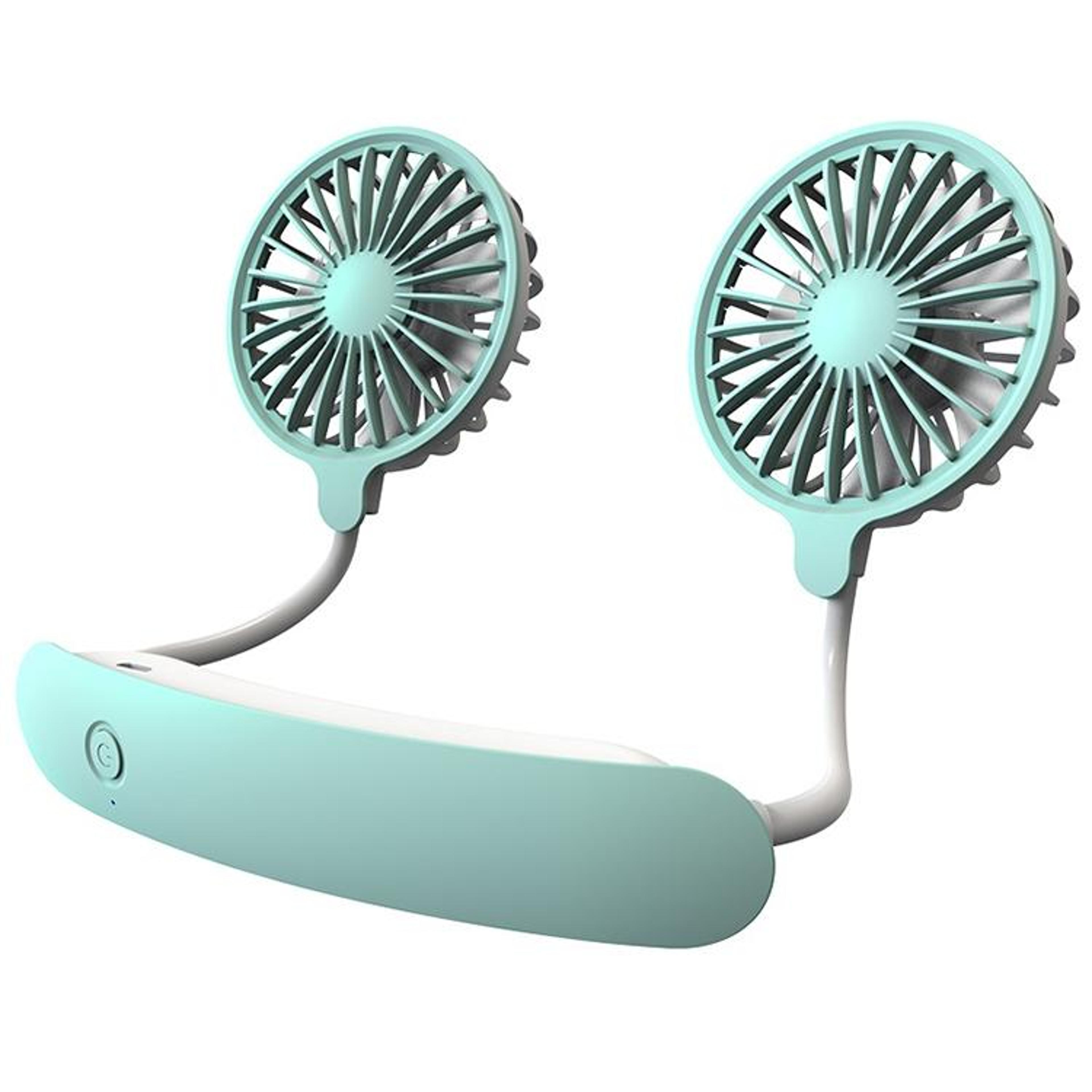 portable neck fan usb rechargeable hands free personal cooling fan with speeds