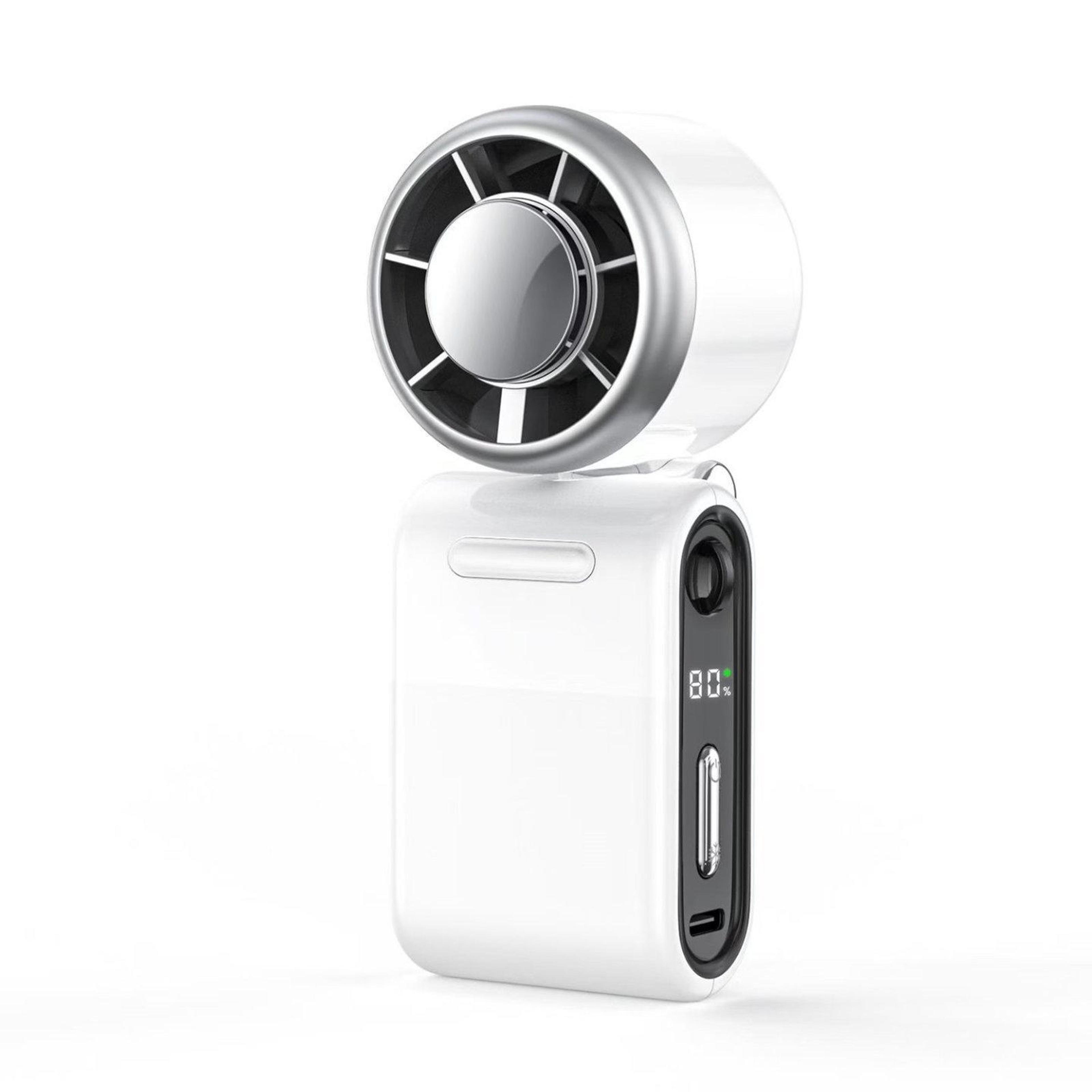 semiconductor ice cooling fan usb rechargeable portable handheld fan with speed turbo airflow