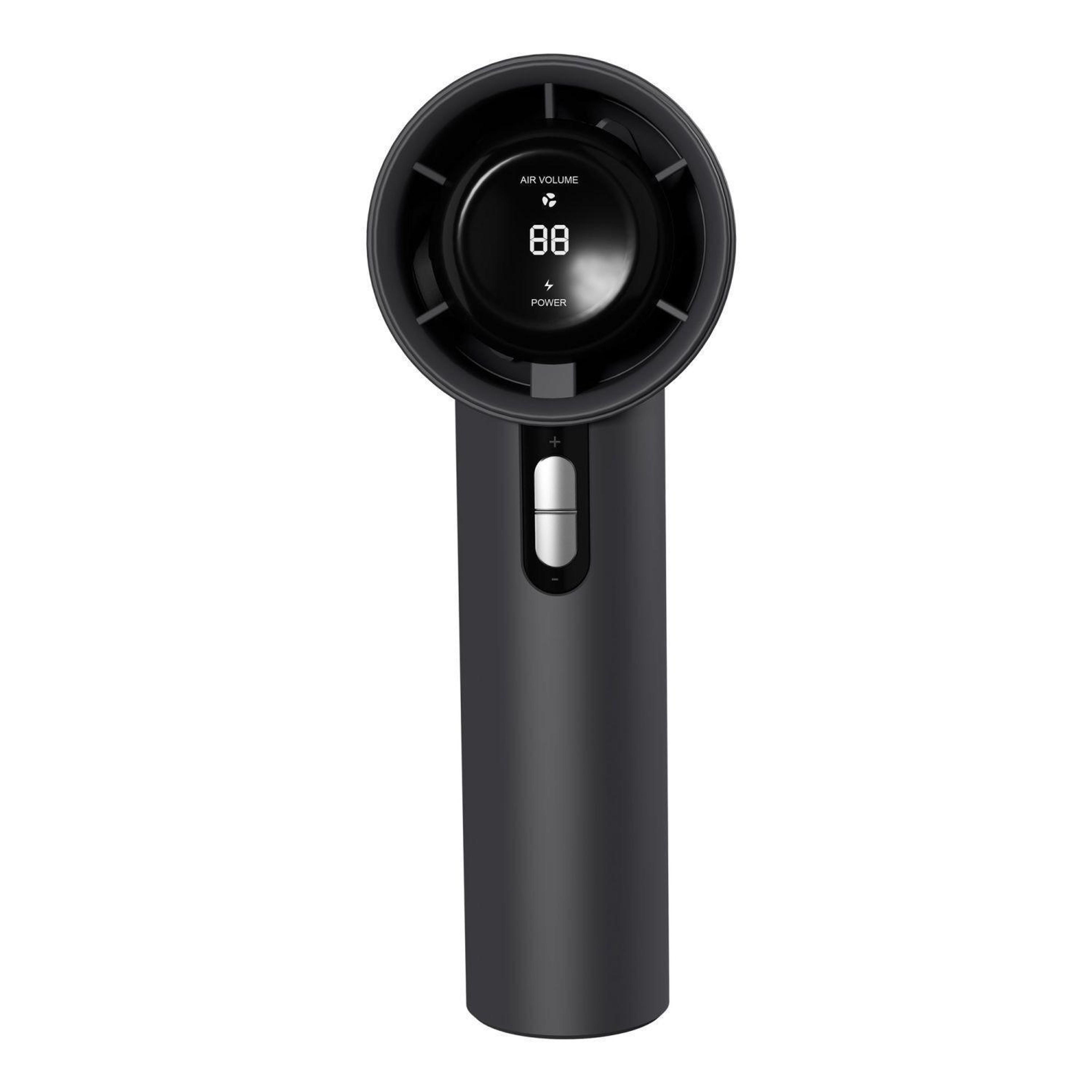 handheld fan rechargeable mini portable fan with digital display and bladeless design