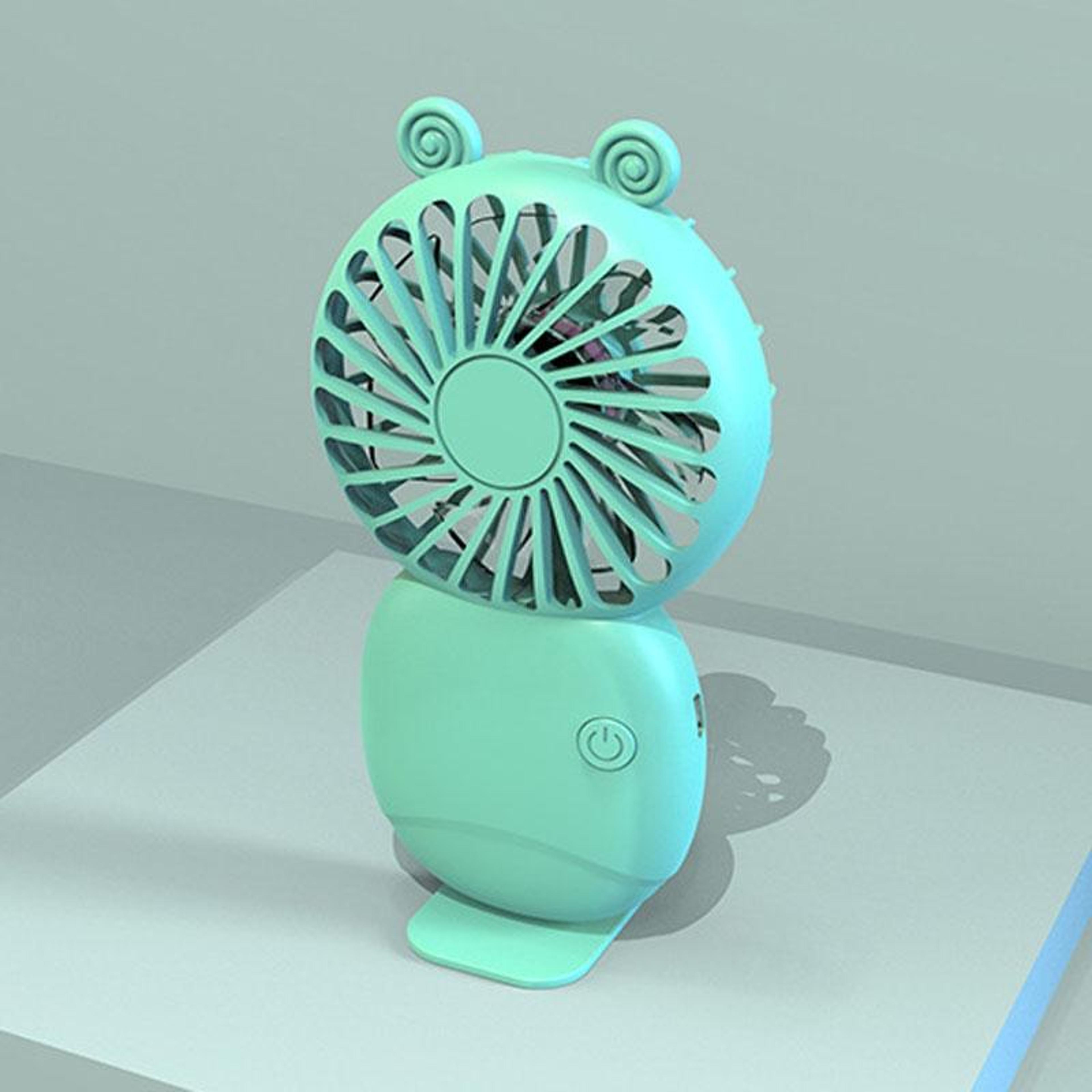 cute portable handheld fan mini rechargeable pocket fan with desktop stand for travel office home