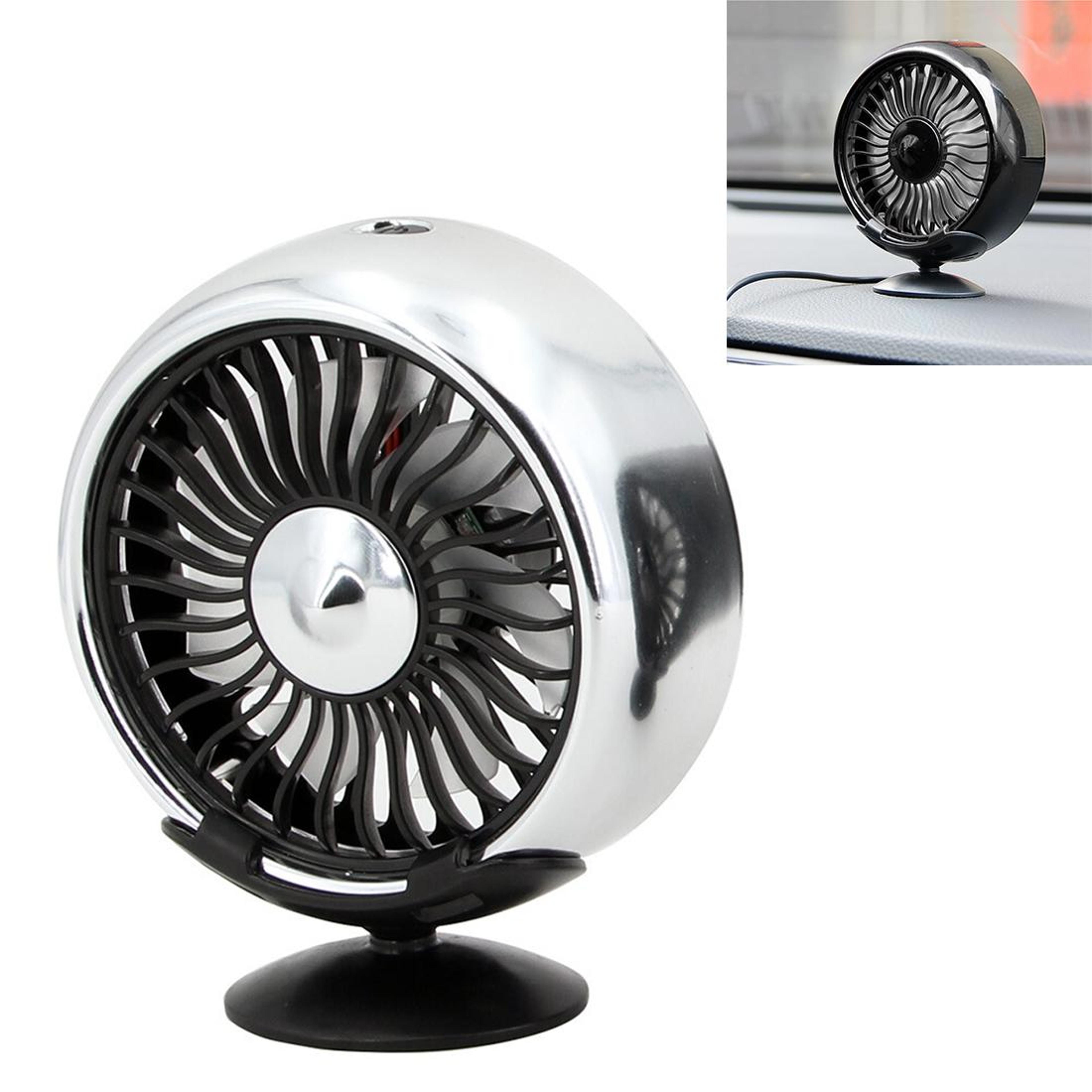 portable car cooling fan dashboard air circulation fan with base for cars trucks and rvs