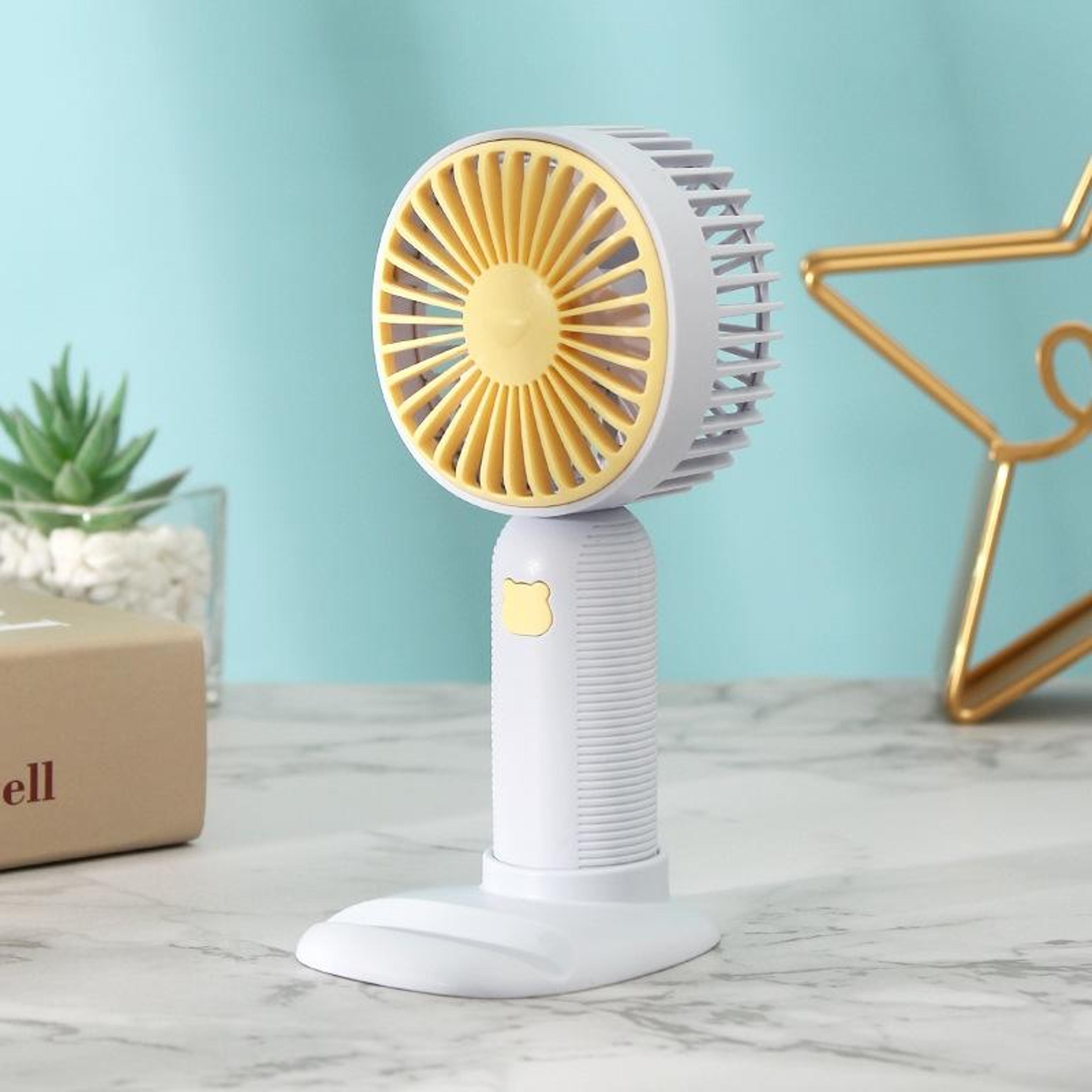 portable mini fan usb rechargeable handheld pocket fan with phone stand