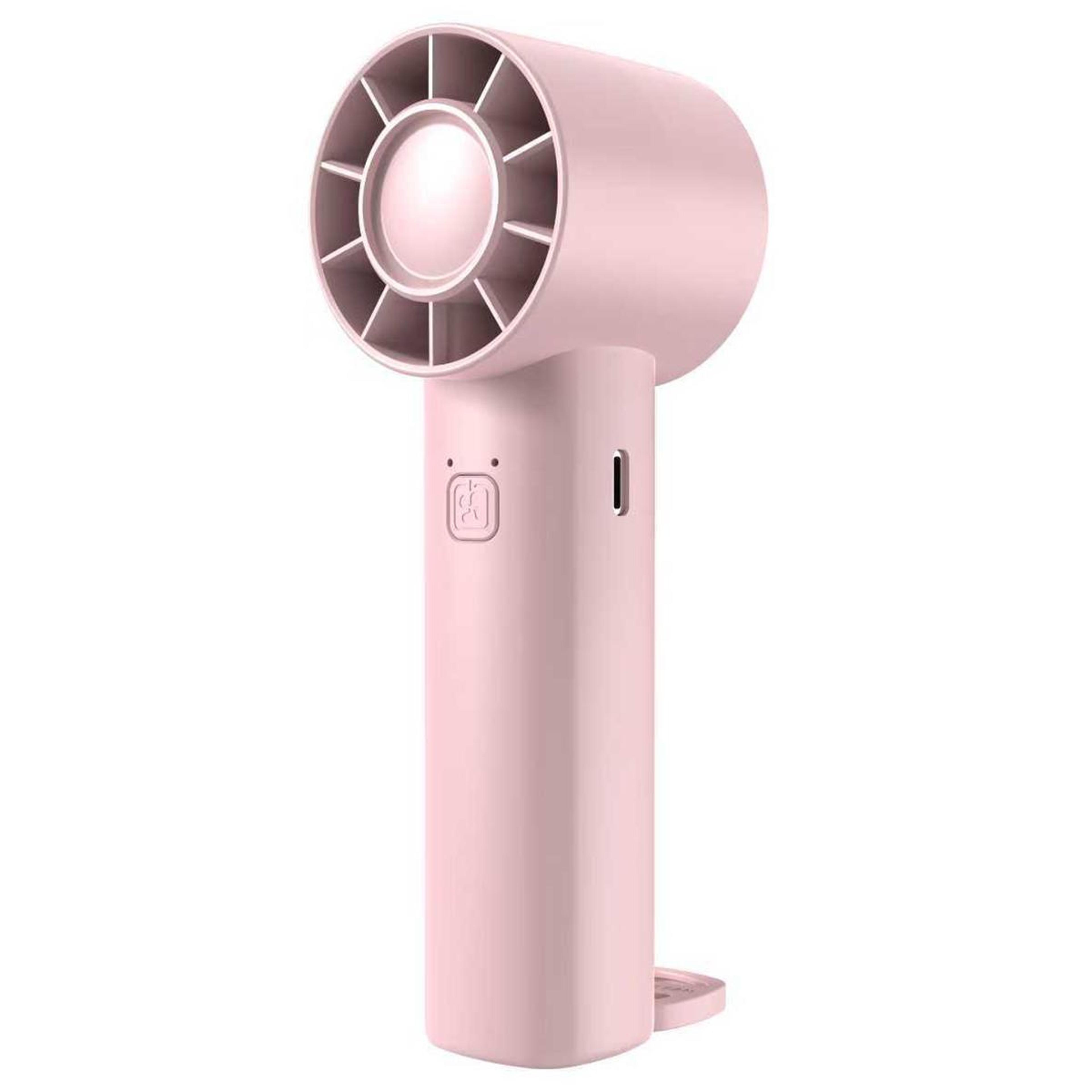 portable handheld fan rechargeable mini desk fan with desktop stand usb-c cooling fan