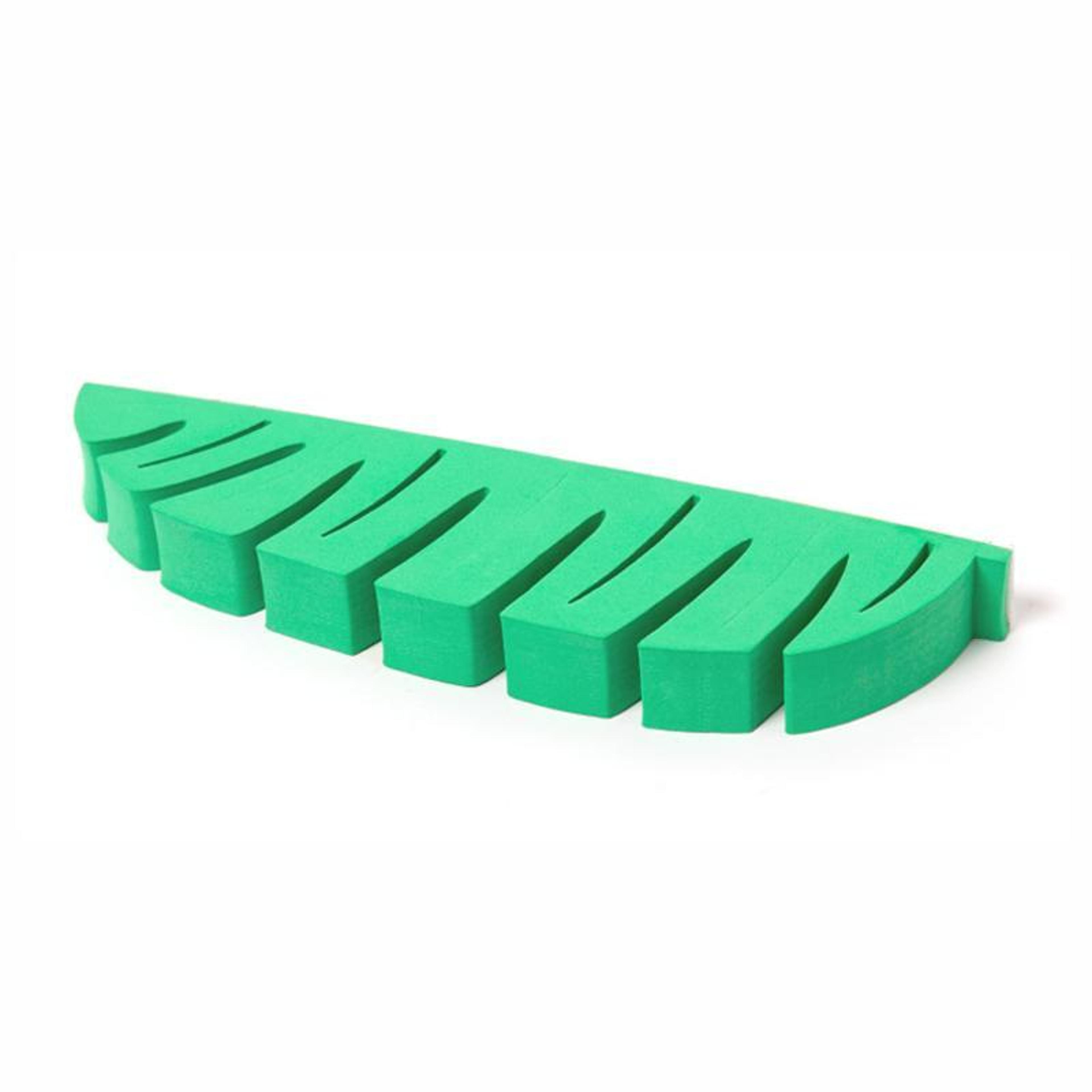 leaf shape makeup brush holder wall mounted brush drying rack self adhesive organizer