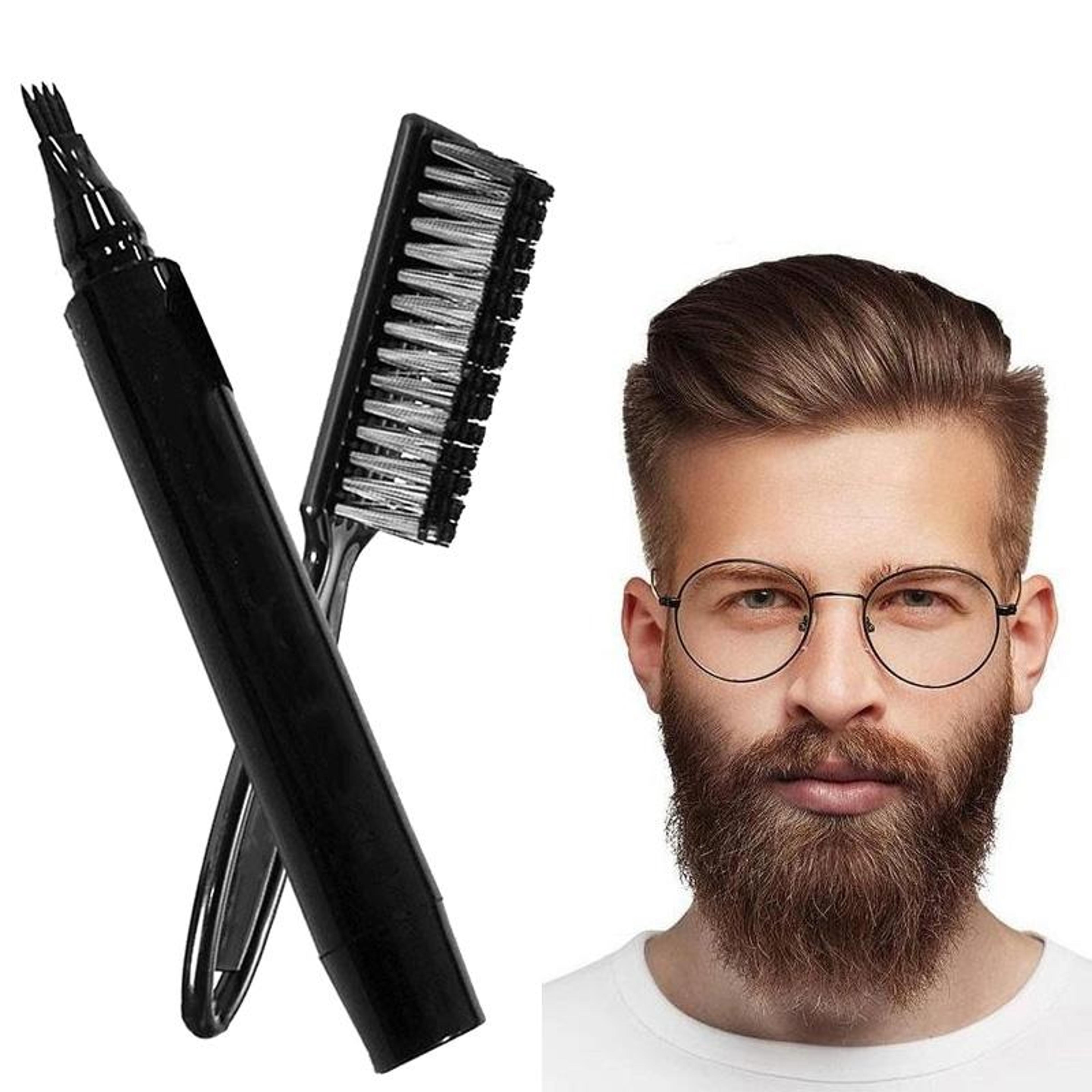 waterproof beard filler pen beard styling pen kit for natural fuller looking beards
