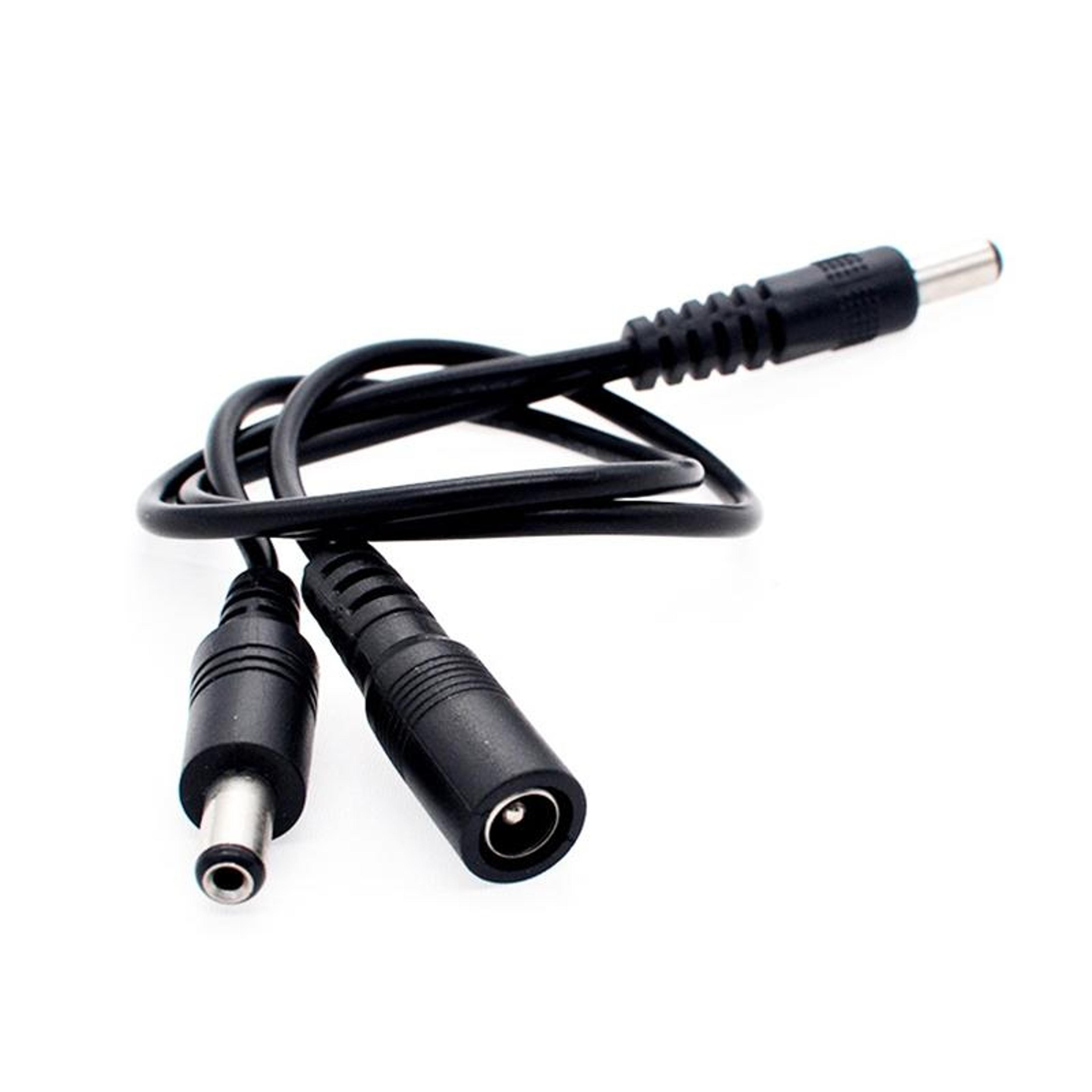 dc power splitter cable dc connector cable male to male with female adapter