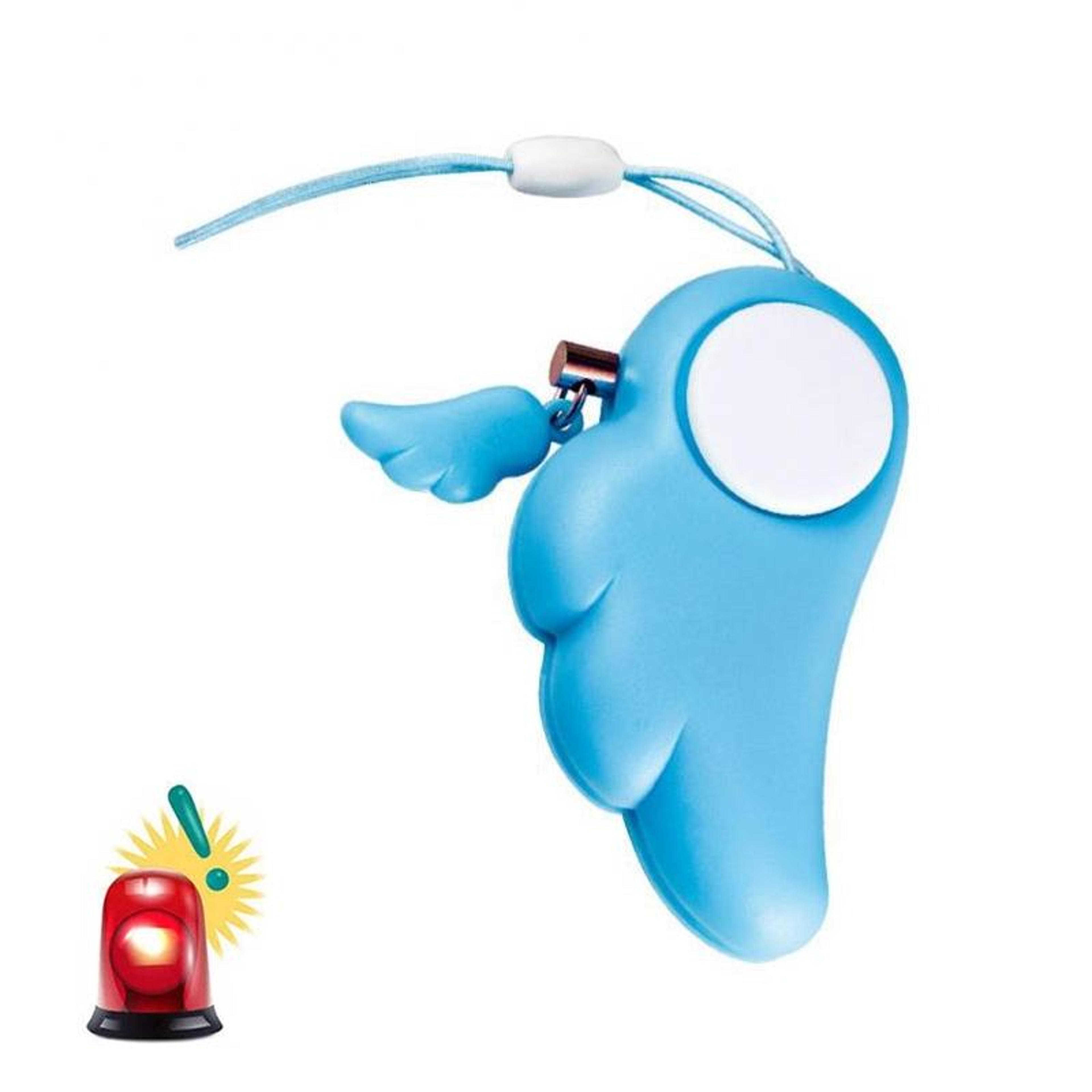 angel wing personal safety alarm self defense emergency alarm keychain for women kids and seniors