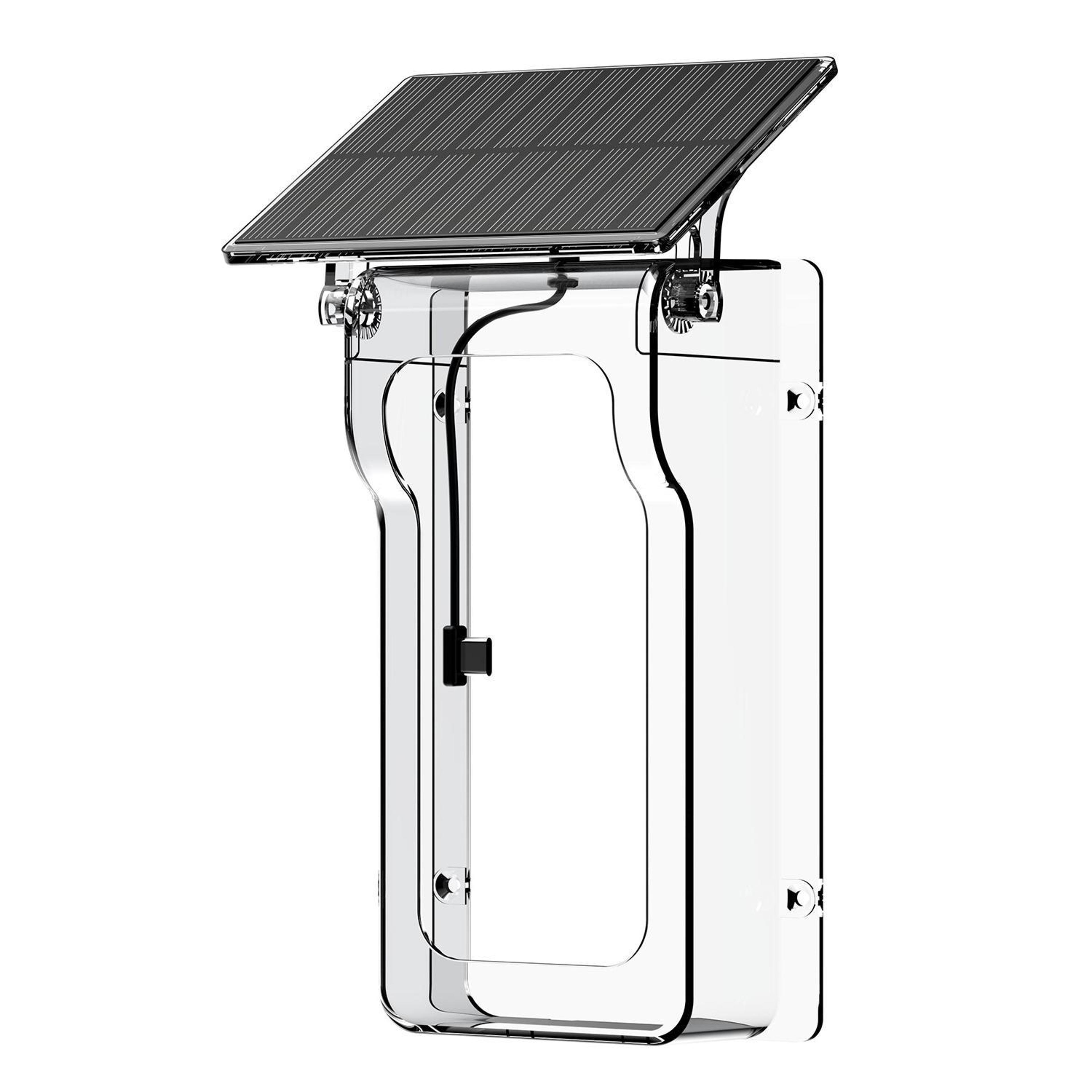 solar doorbell cover transparent video doorbell rain cover for outdoor protection