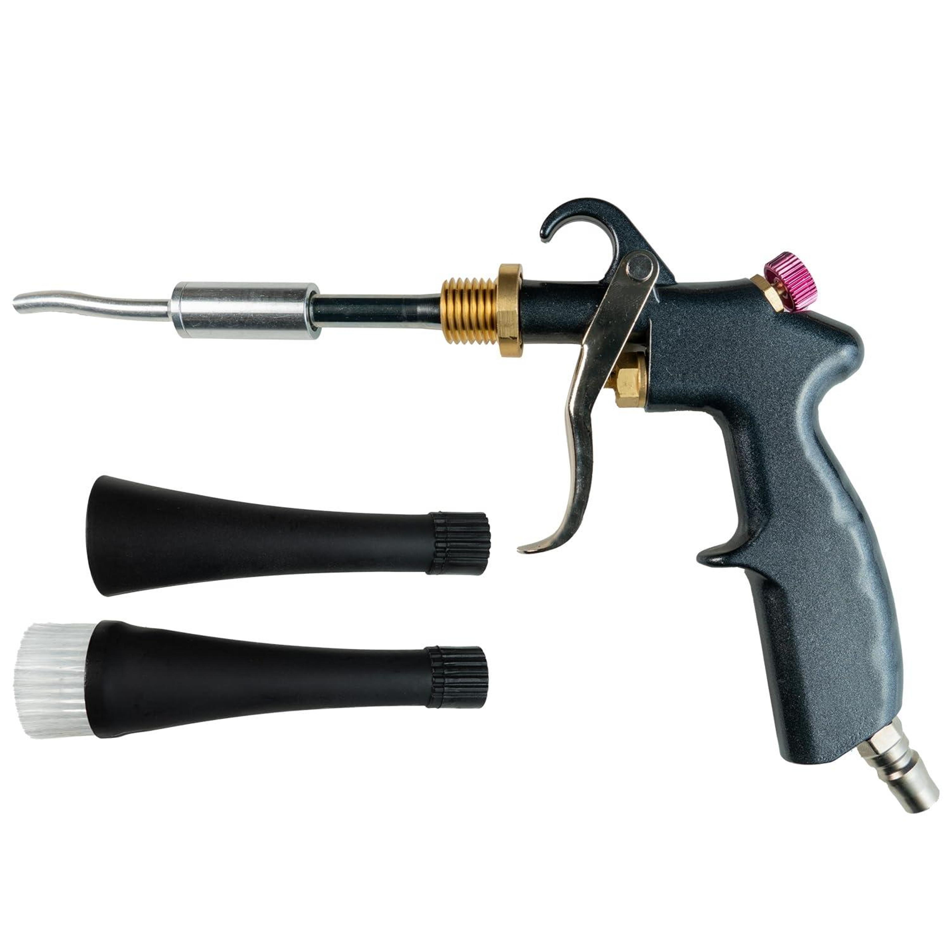 mingri high pressure car interior cleaning gun with dust removal brush for auto detailing