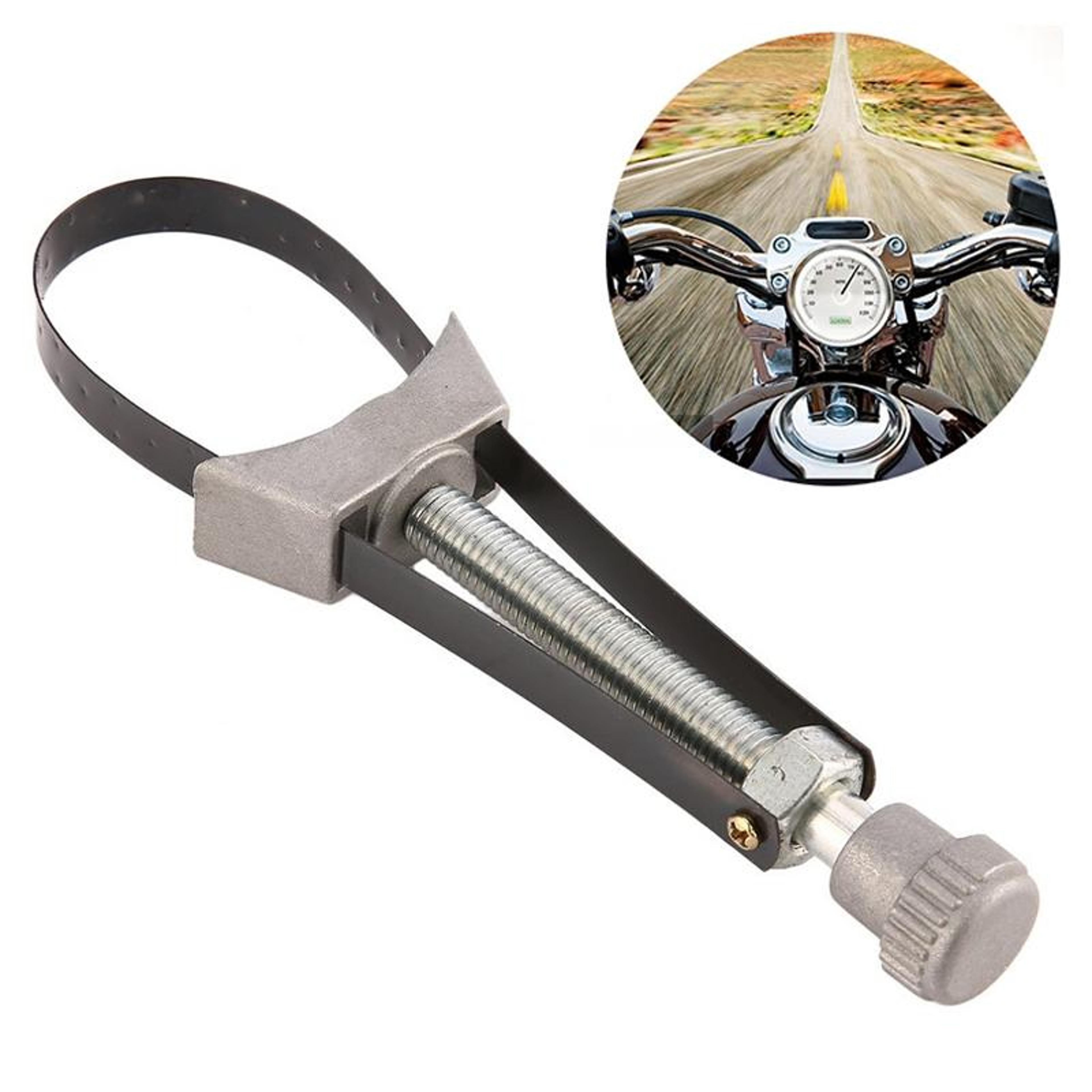 universal oil filter wrench adjustable strap wrench 60mm to 120mm heavy duty car repair tool