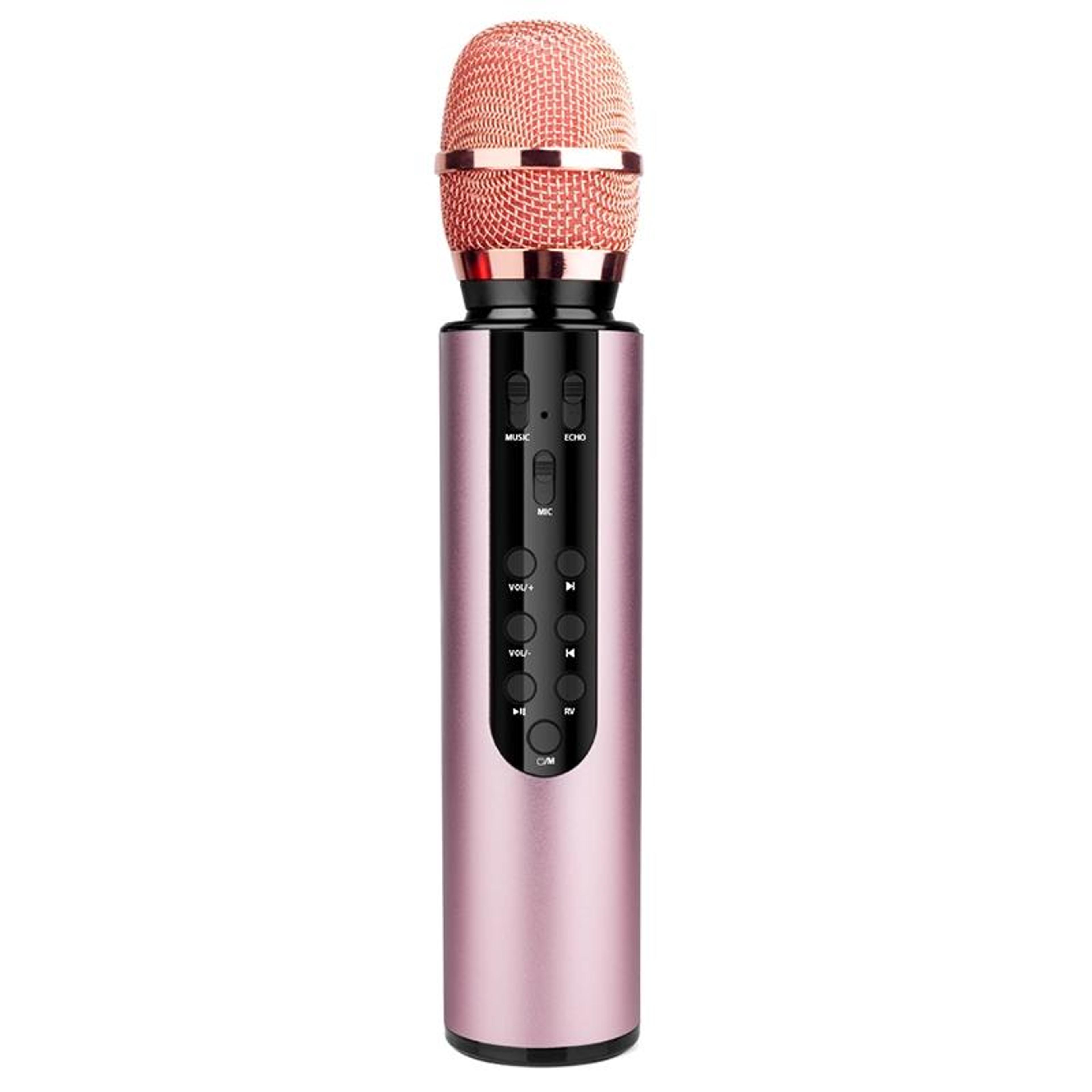 bluetooth karaoke microphone wireless speaker with bluetooth stereo sound and noise reduction