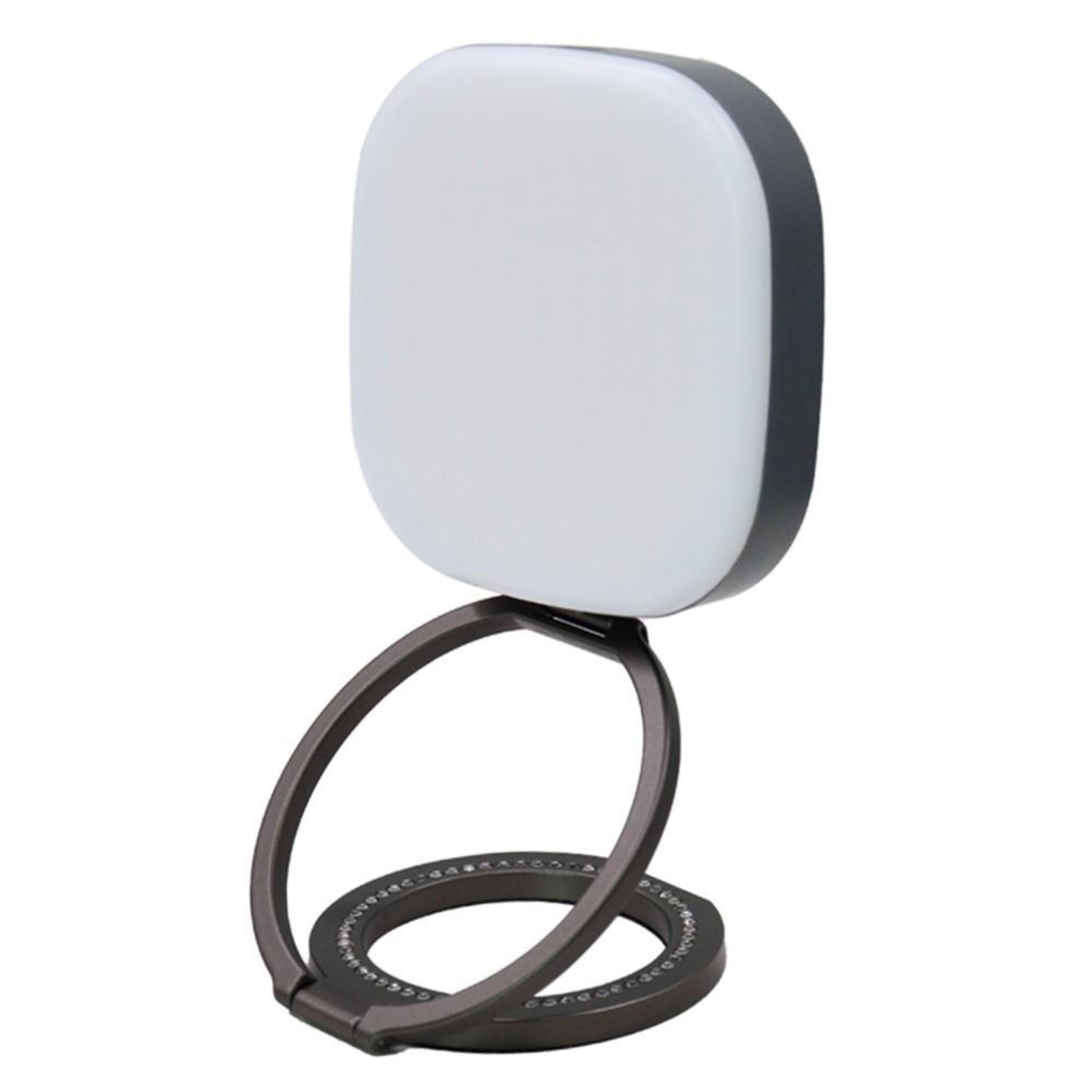 magnetic selfie light rotating led fill light portable rechargeable vlogging light