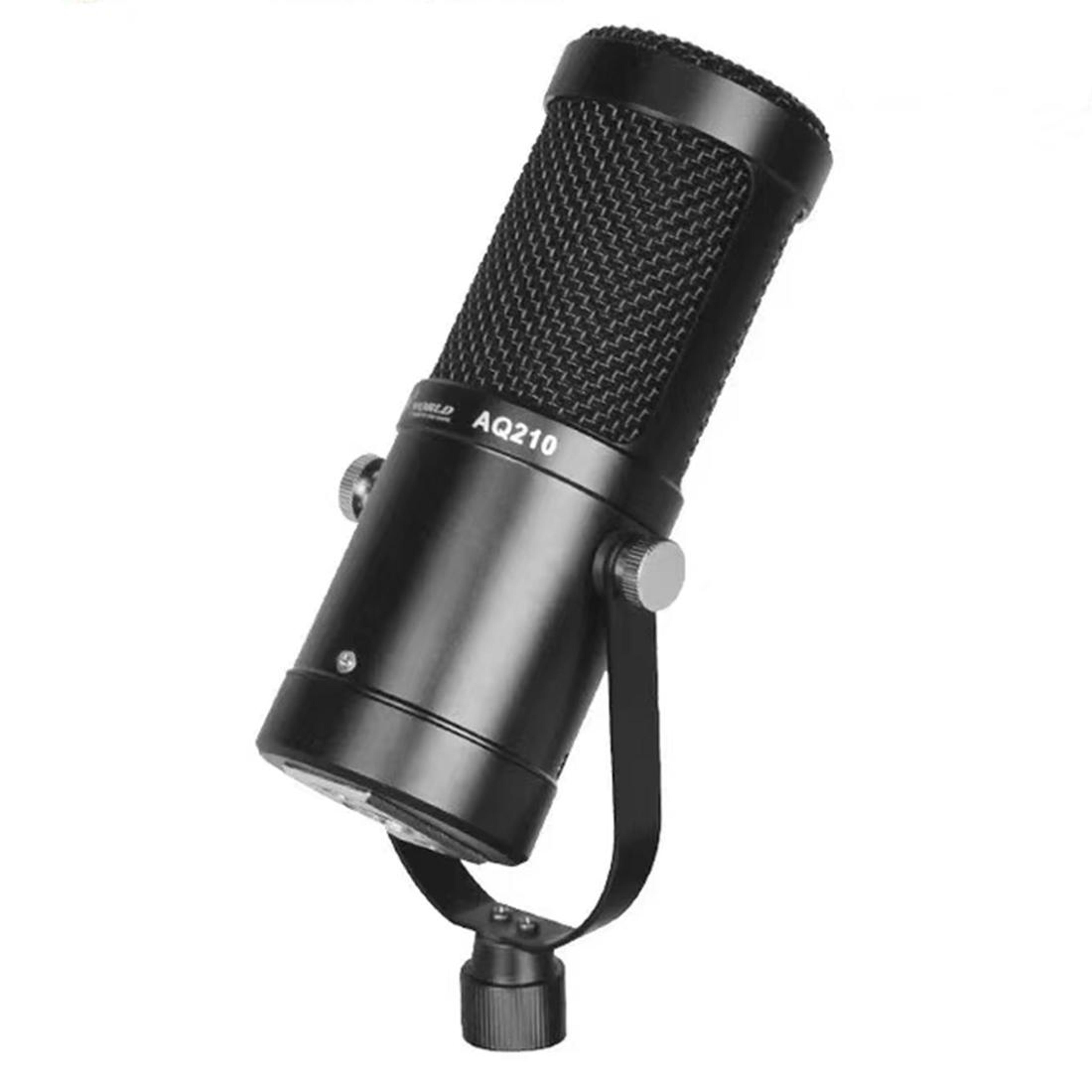 professional condenser microphone for studio recording and live streaming