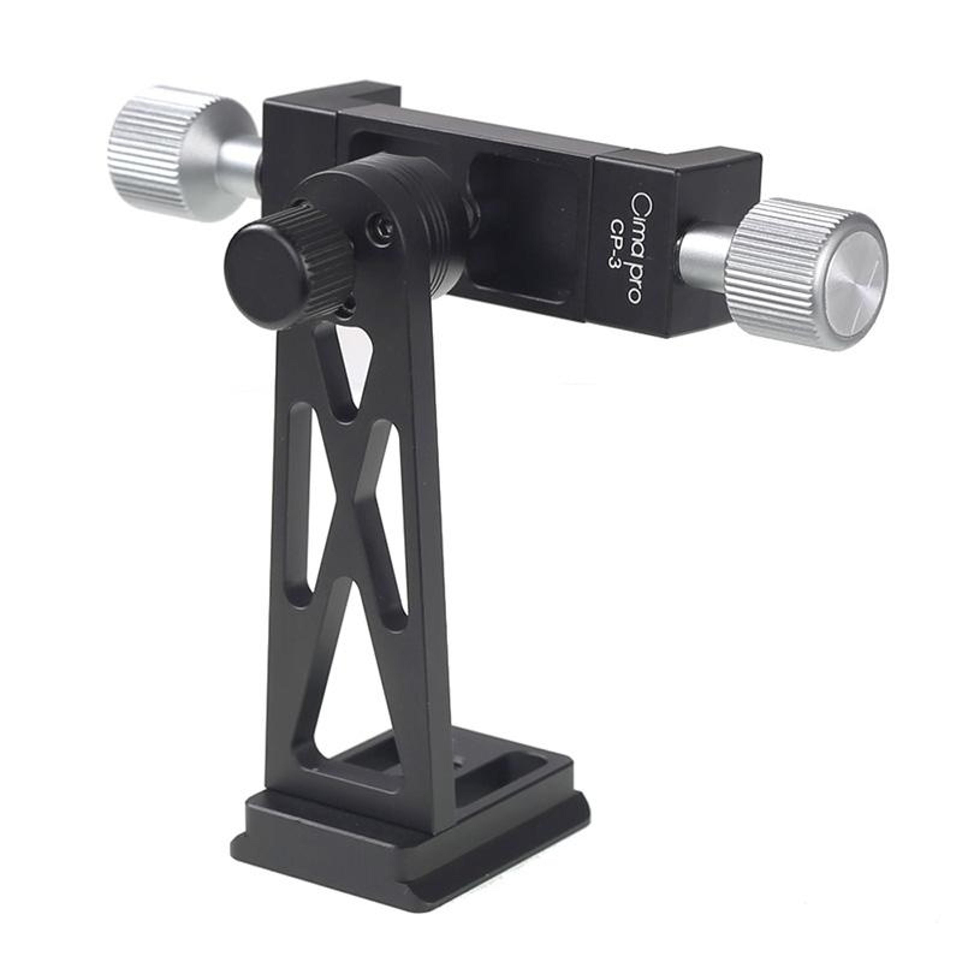 cp-3 all metal phone tripod mount rotating smartphone holder clip