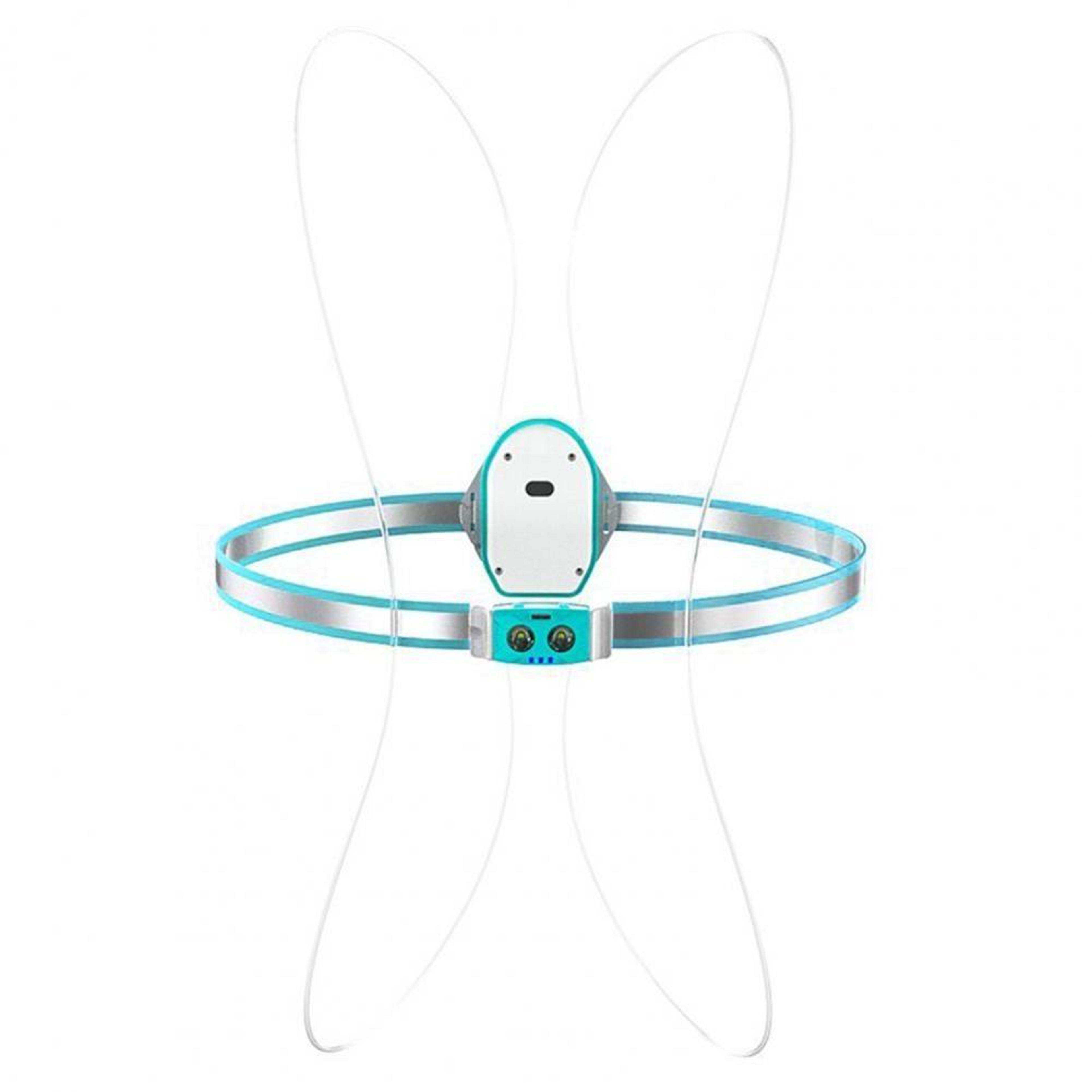 usb rechargeable led running chest light reflective safety strap for night running walking hiking