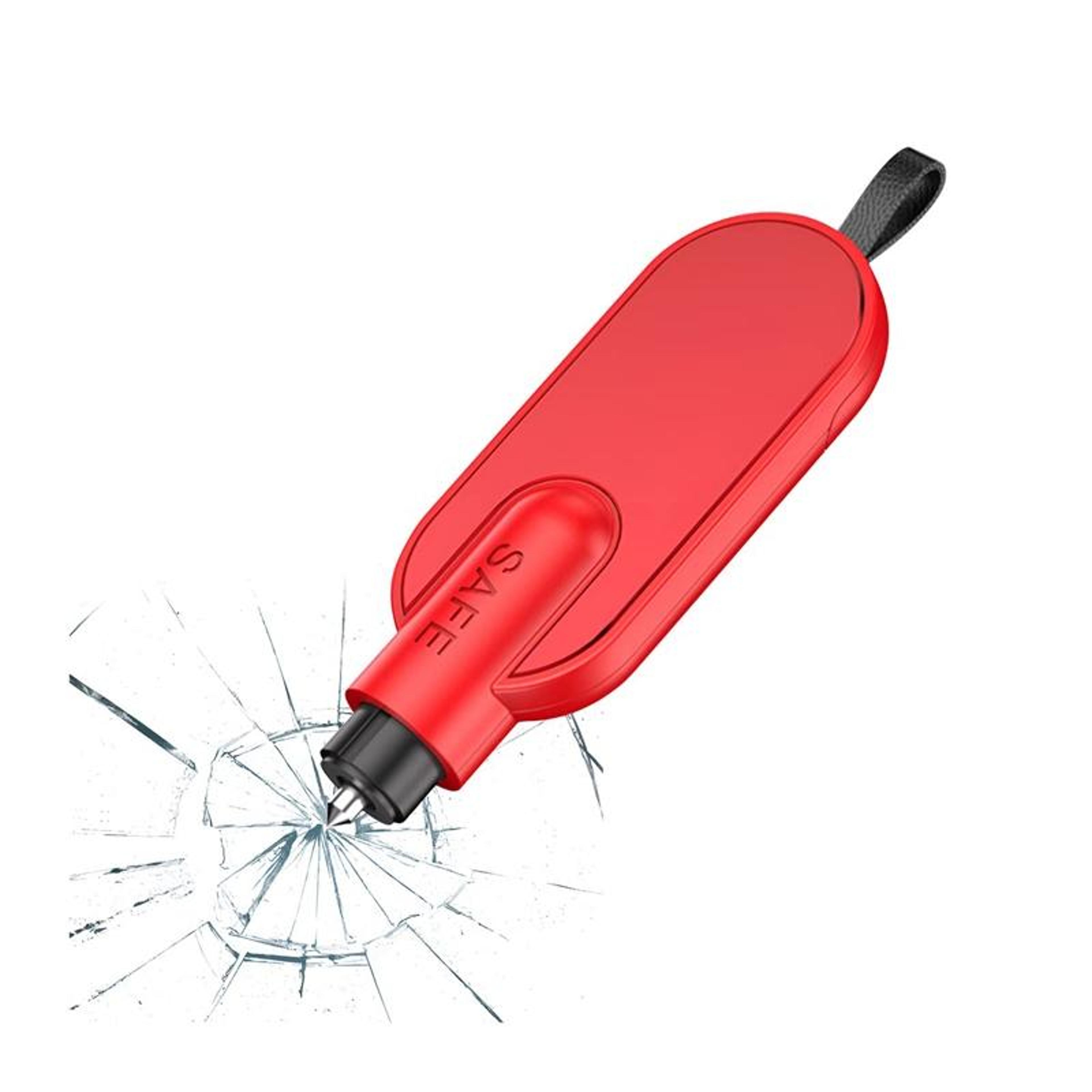 aluminum alloy car safety hammer with window breaker and seat belt cutter emergency escape tool