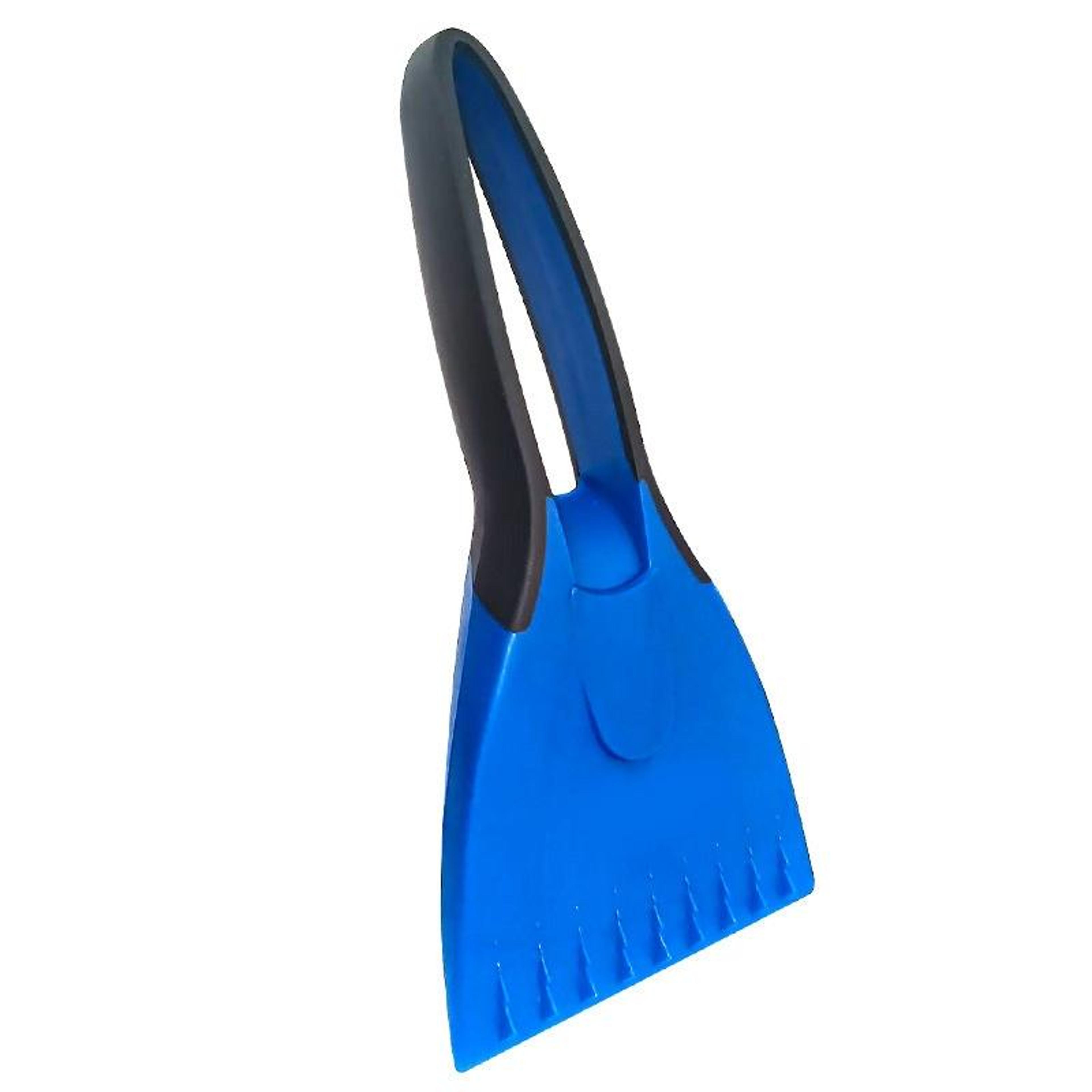 compact car snow shovel ice scraper with silicone grip portable de icing tool