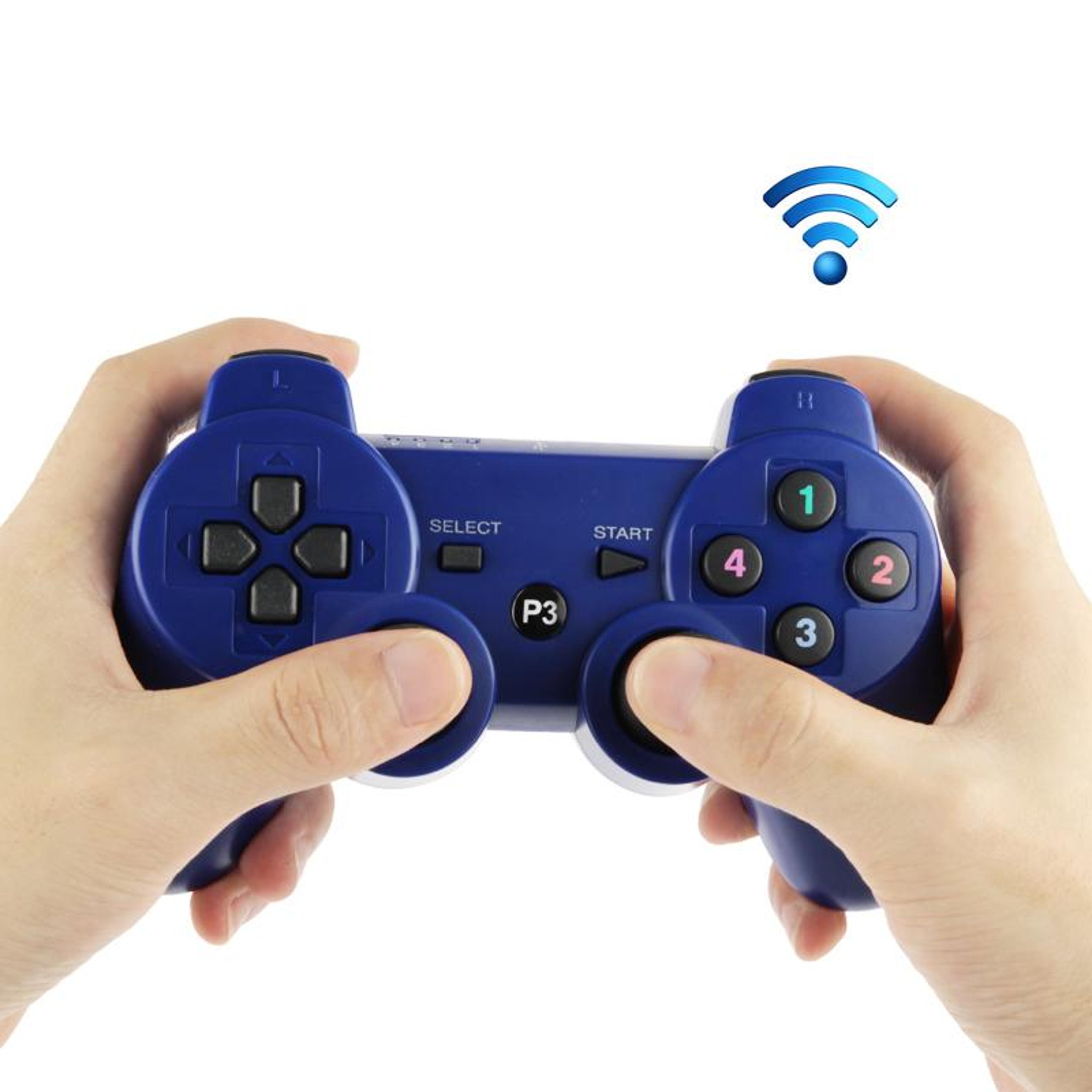 wireless controller with dual vibration bluetooth gamepad for sony playstation