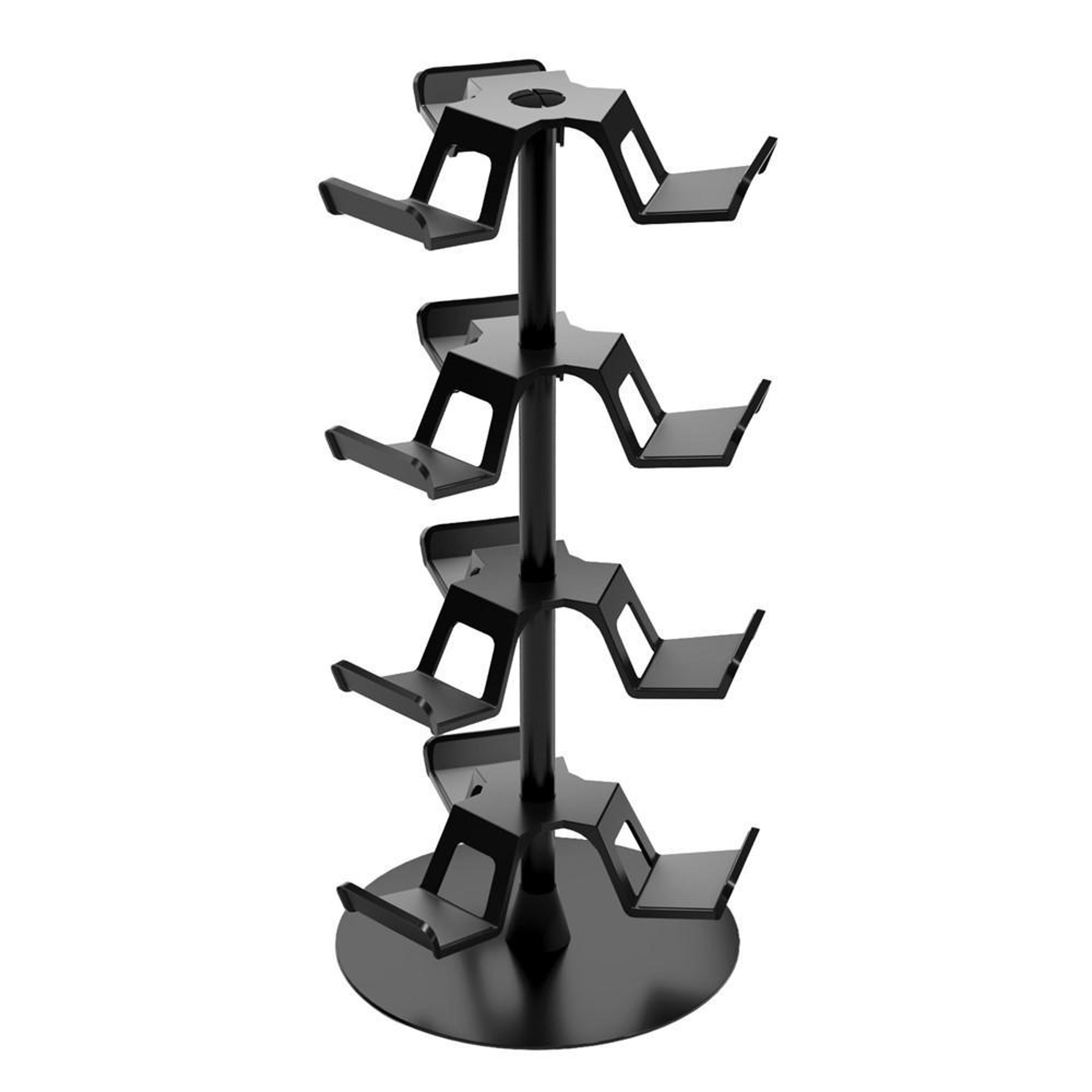 rotating tier gaming controller stand for ps5 xbox switch controllers