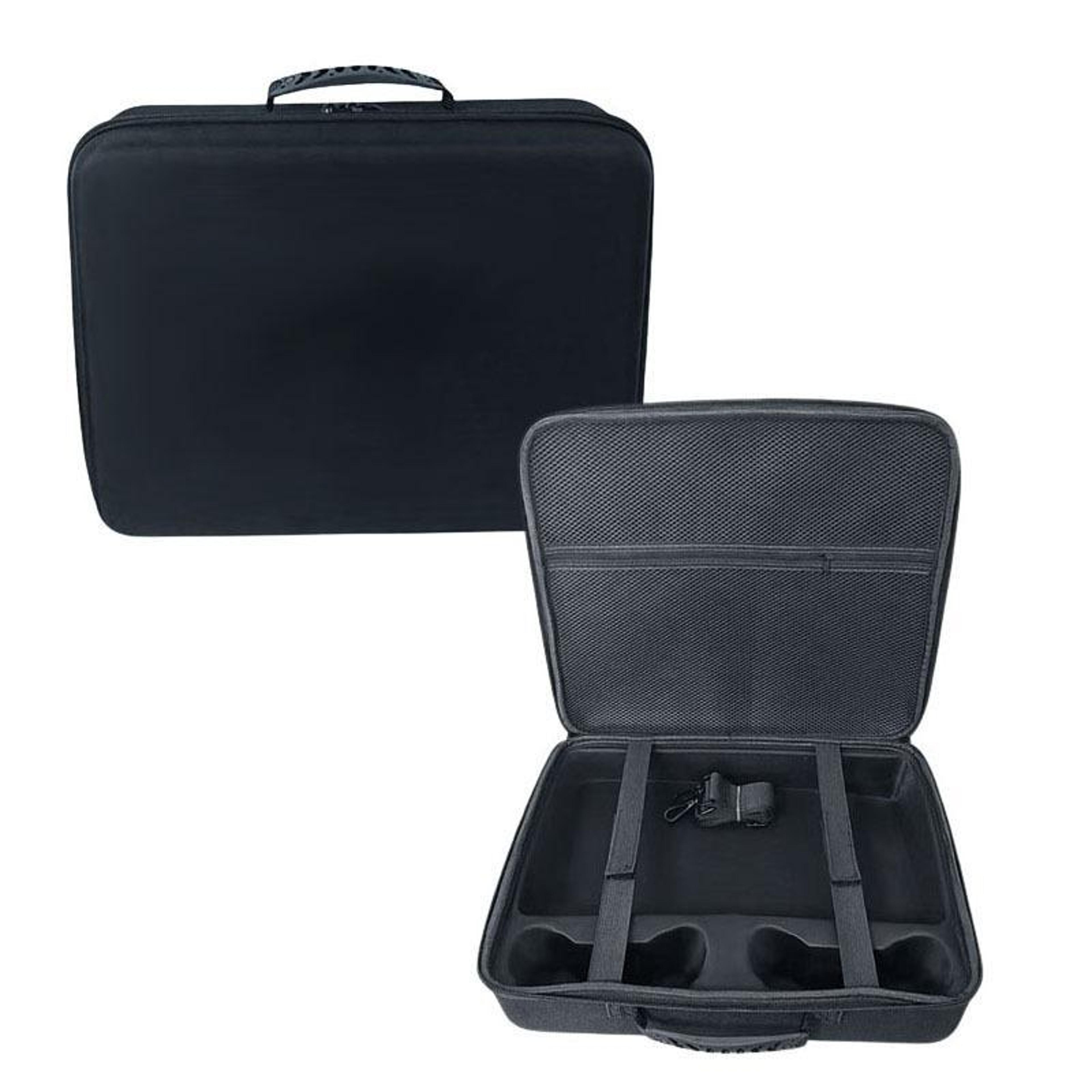 ps5 pro hard shell carrying case waterproof gaming travel bag with shoulder strap