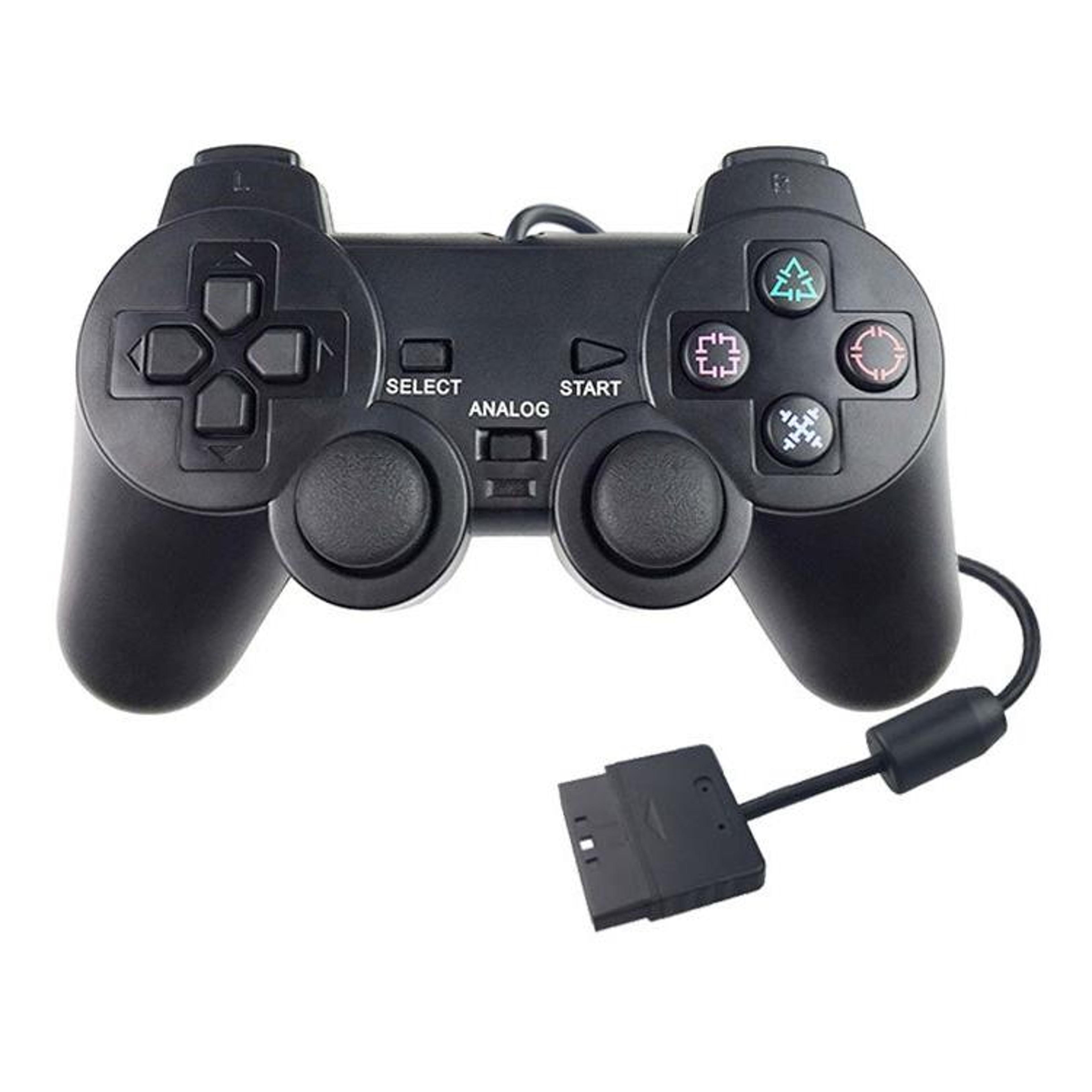 dual vibration ps2 controller wired gamepad with analog sticks for playstation