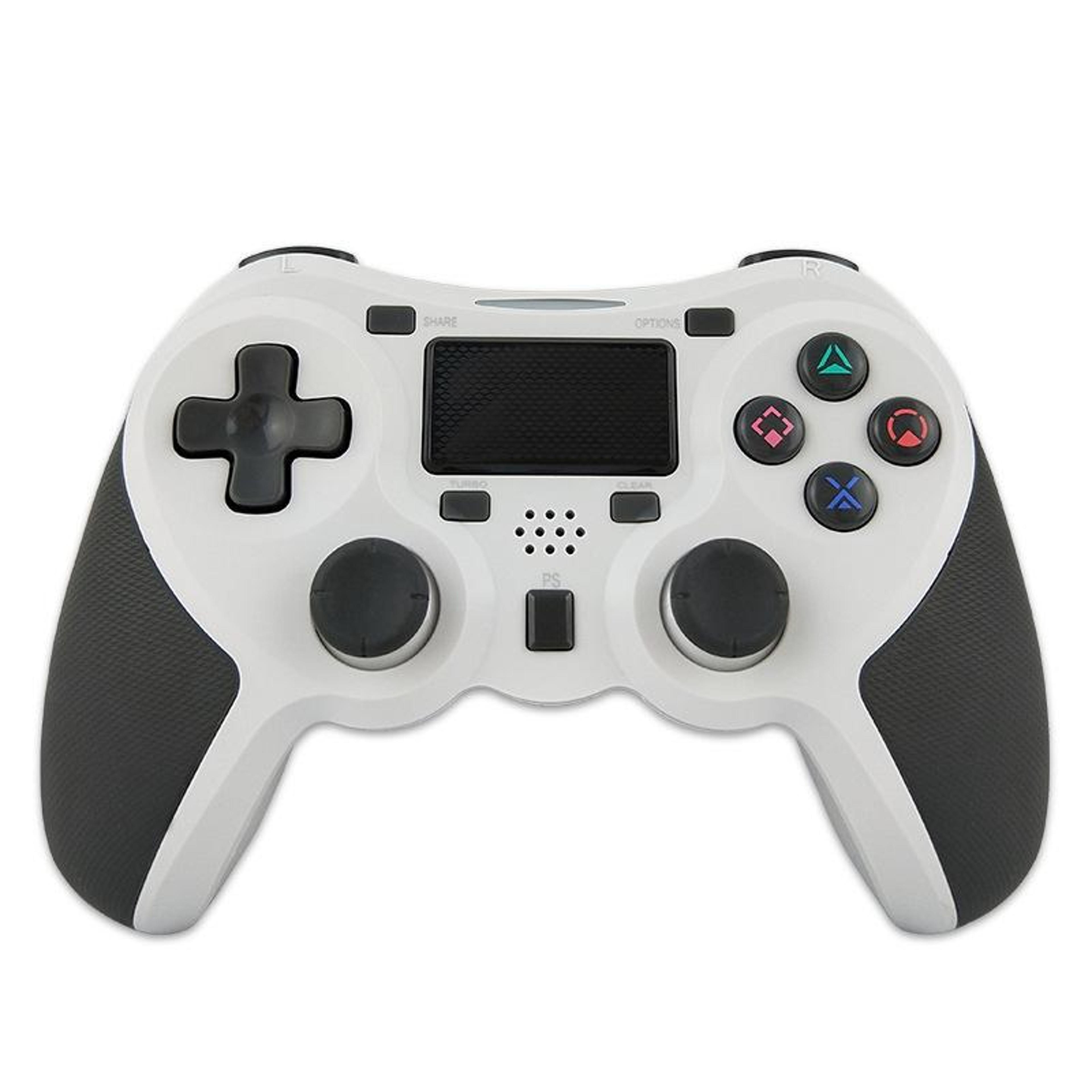 wireless bluetooth ps4 game controller rubberized ergonomic gaming gamepad