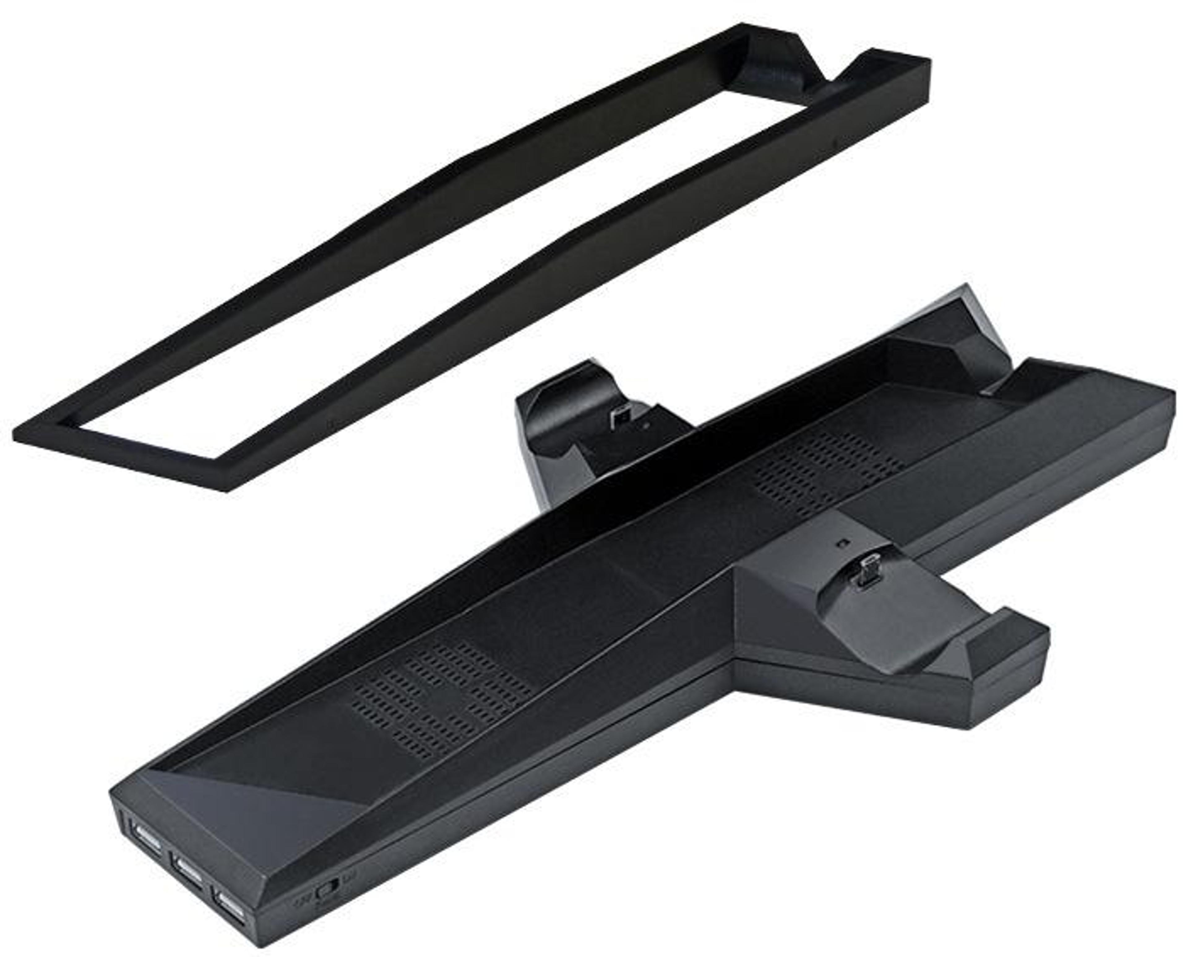 ps4 slim ps4 cooling stand with dual controller charging station and usb hub
