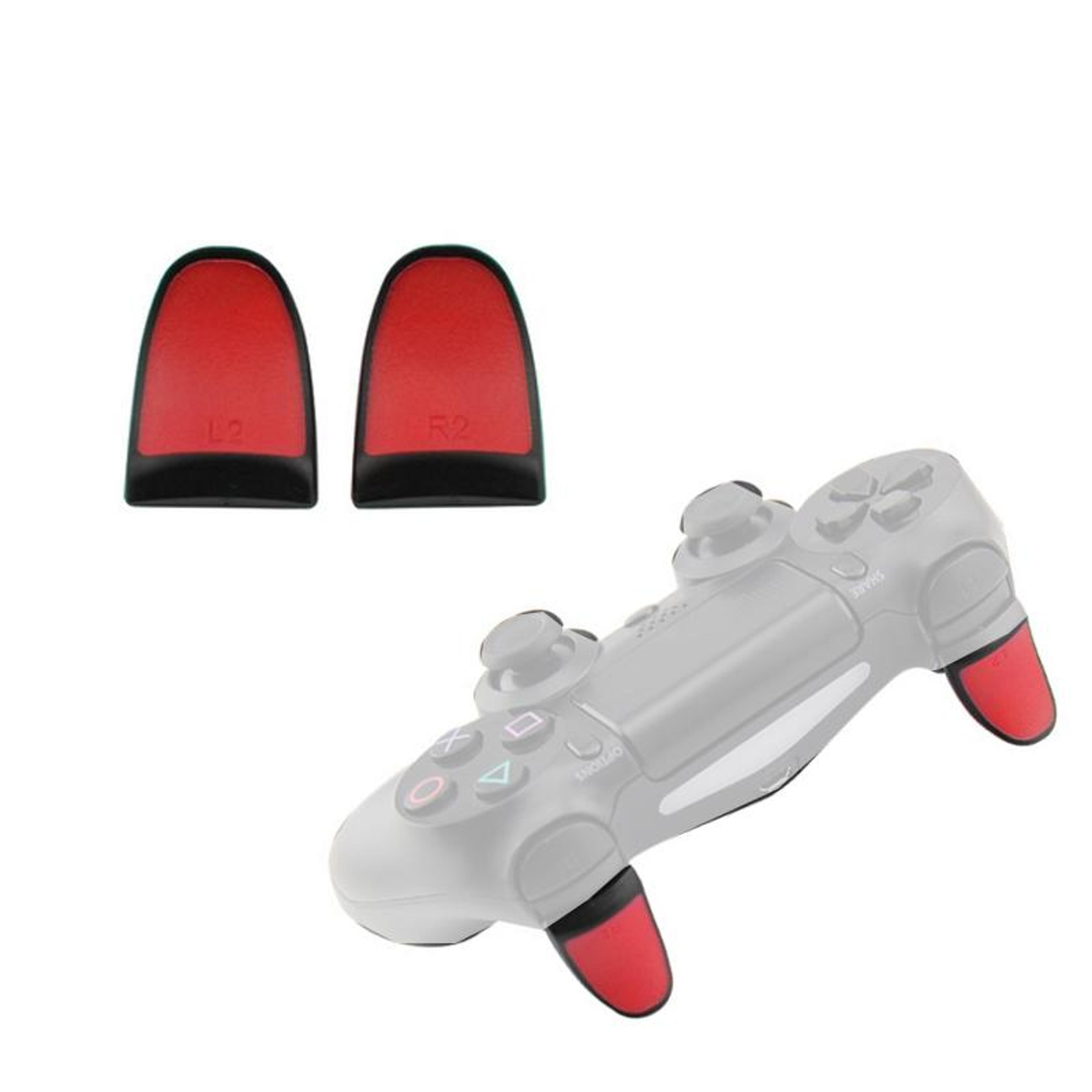 ps4 trigger extenders l2 r2 button extensions 2 pair controller accessories for better grip