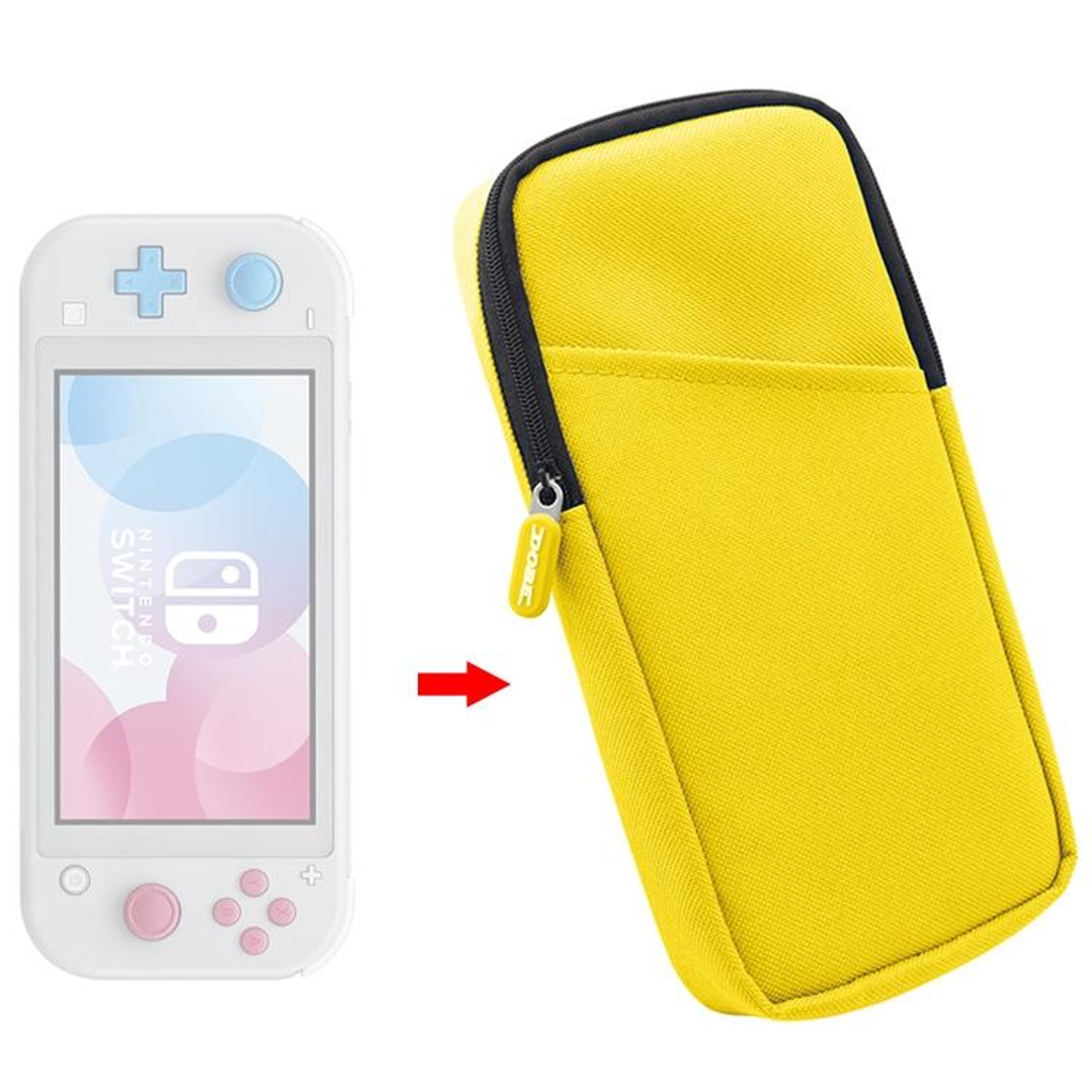 nintendo switch lite carrying case protective travel nylon storage bag