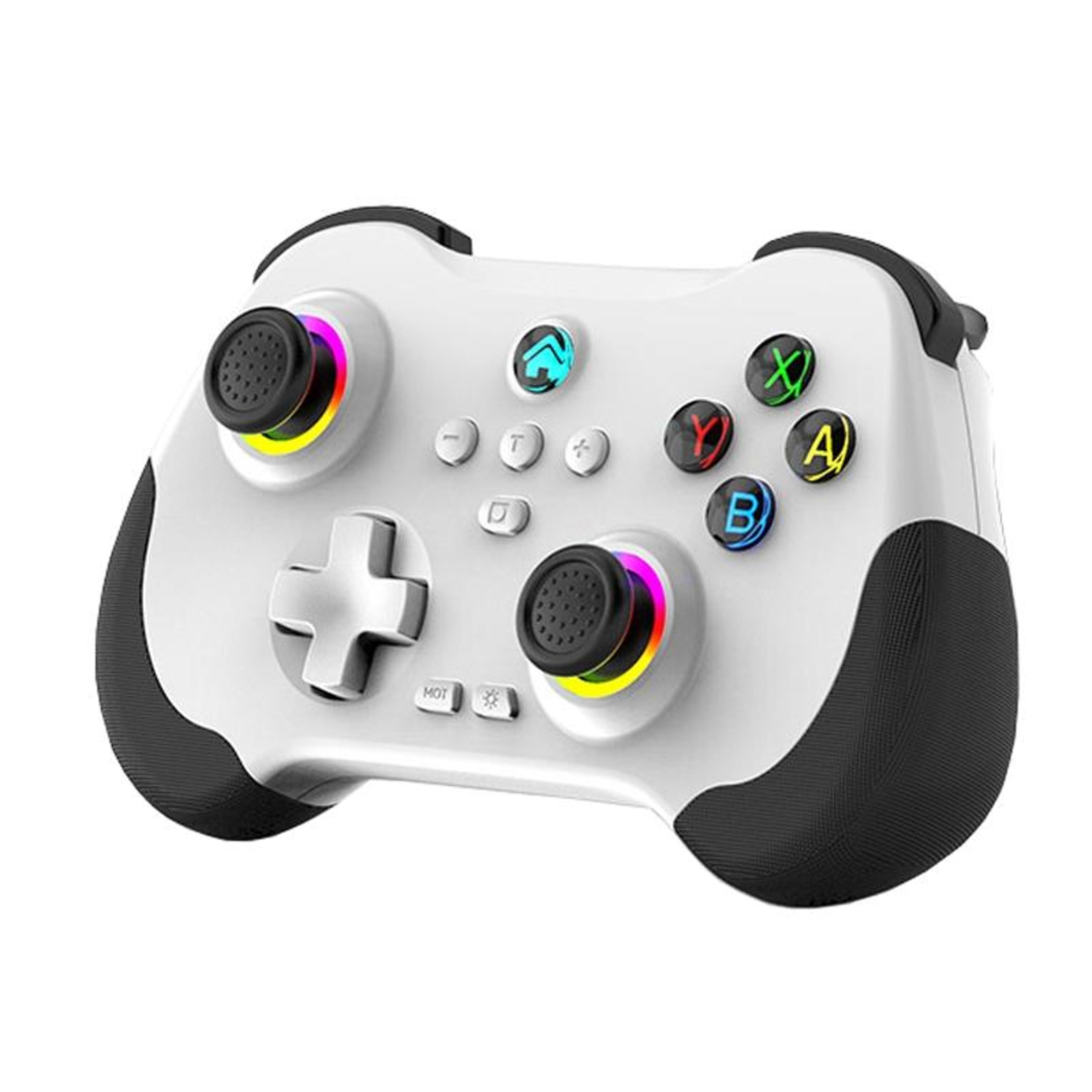 wireless gaming controller with hall effect joysticks for switch ps4 ps3 pc android ios
