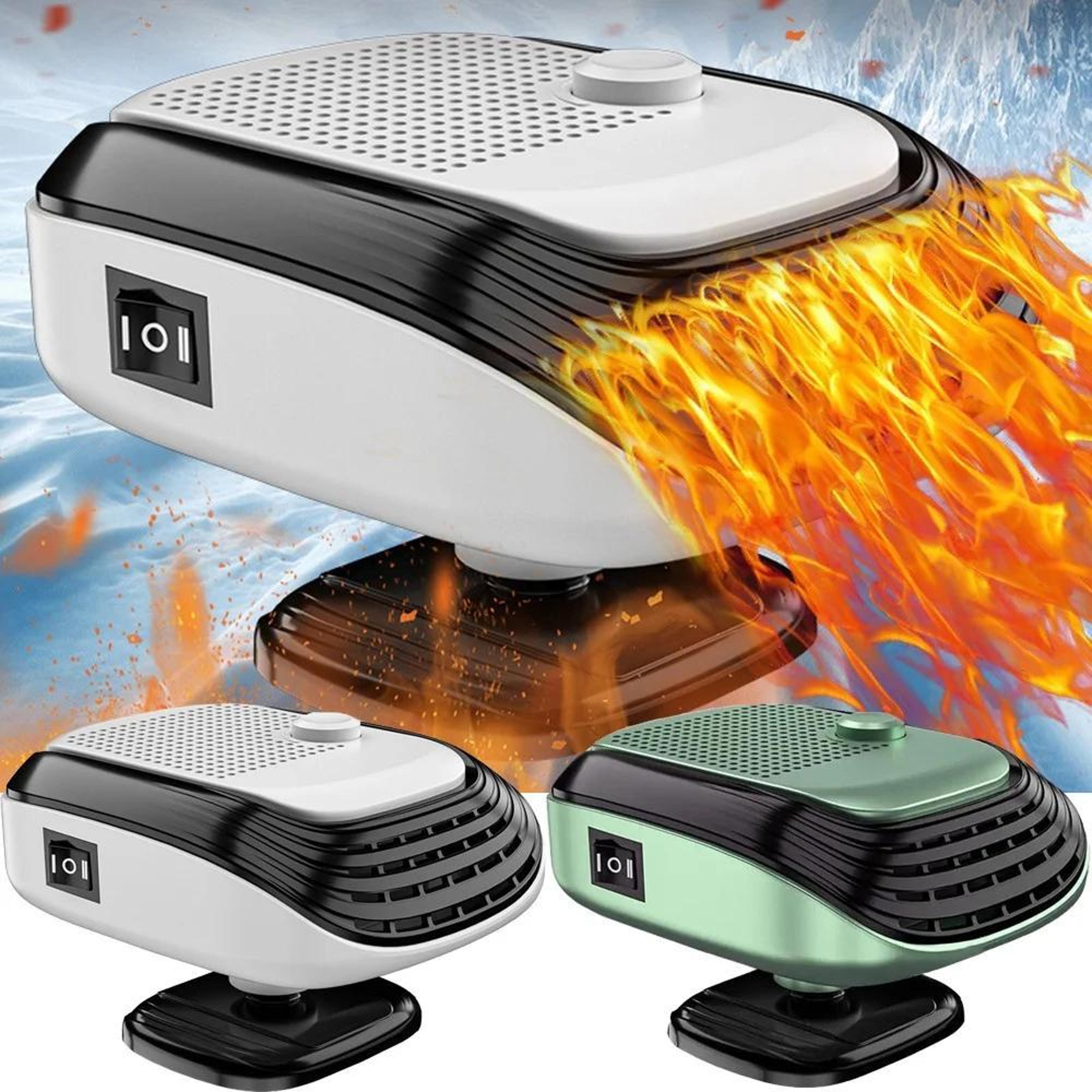 car heater portable car windshield defroster fast heating glass defogger fan