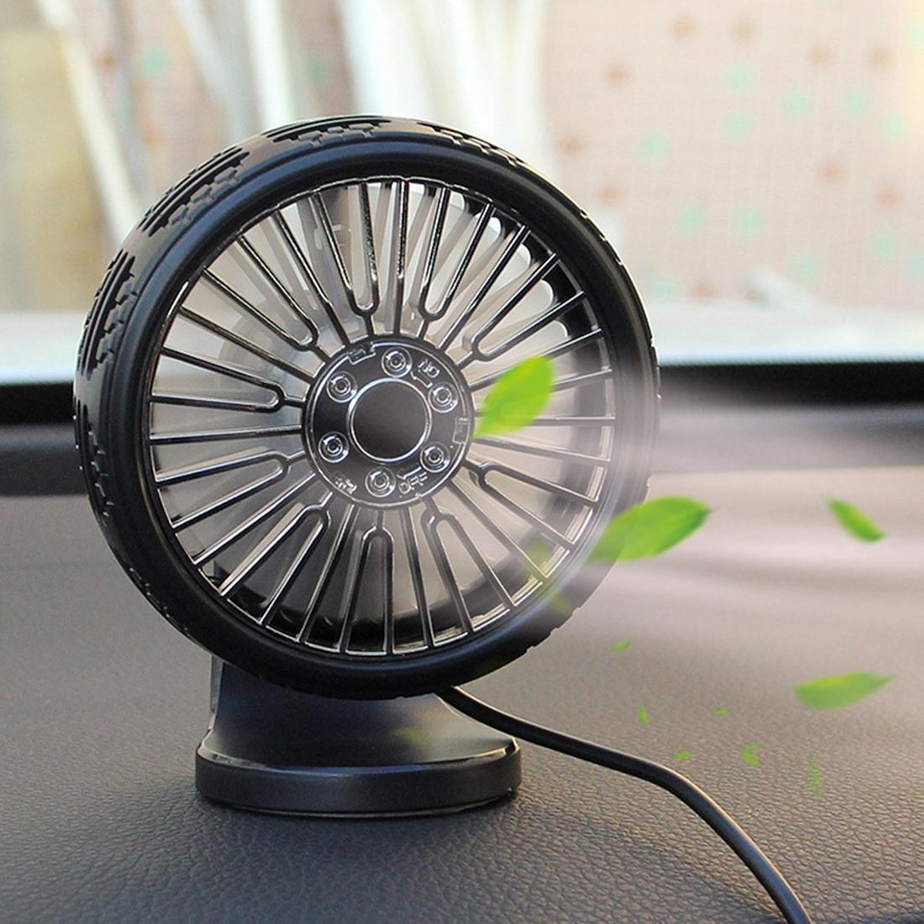 car cooling fan usb car air vent fan with aromatherapy and speed cooling