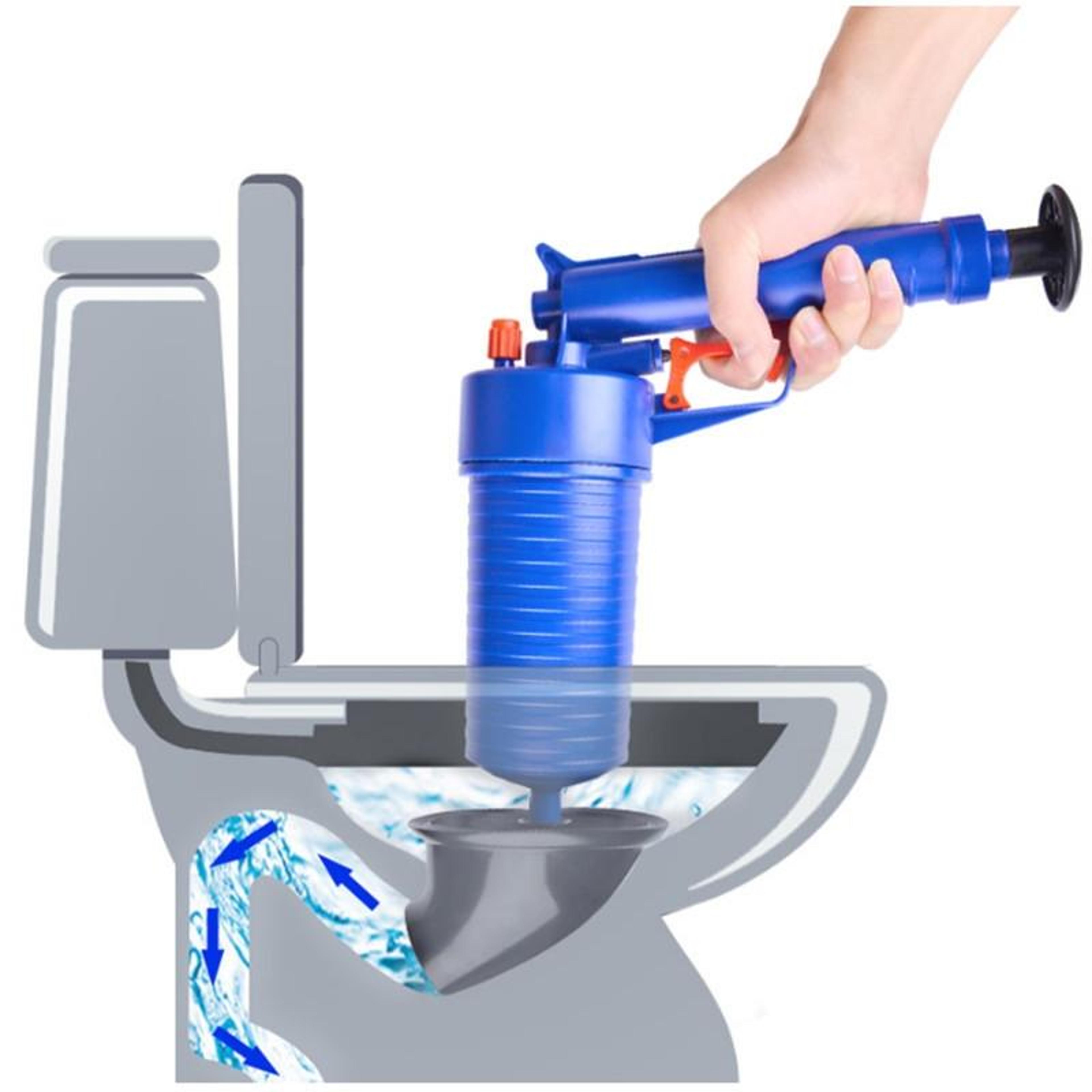 high pressure drain blaster air powered drain cleaner for toilets sinks and clogged pipes