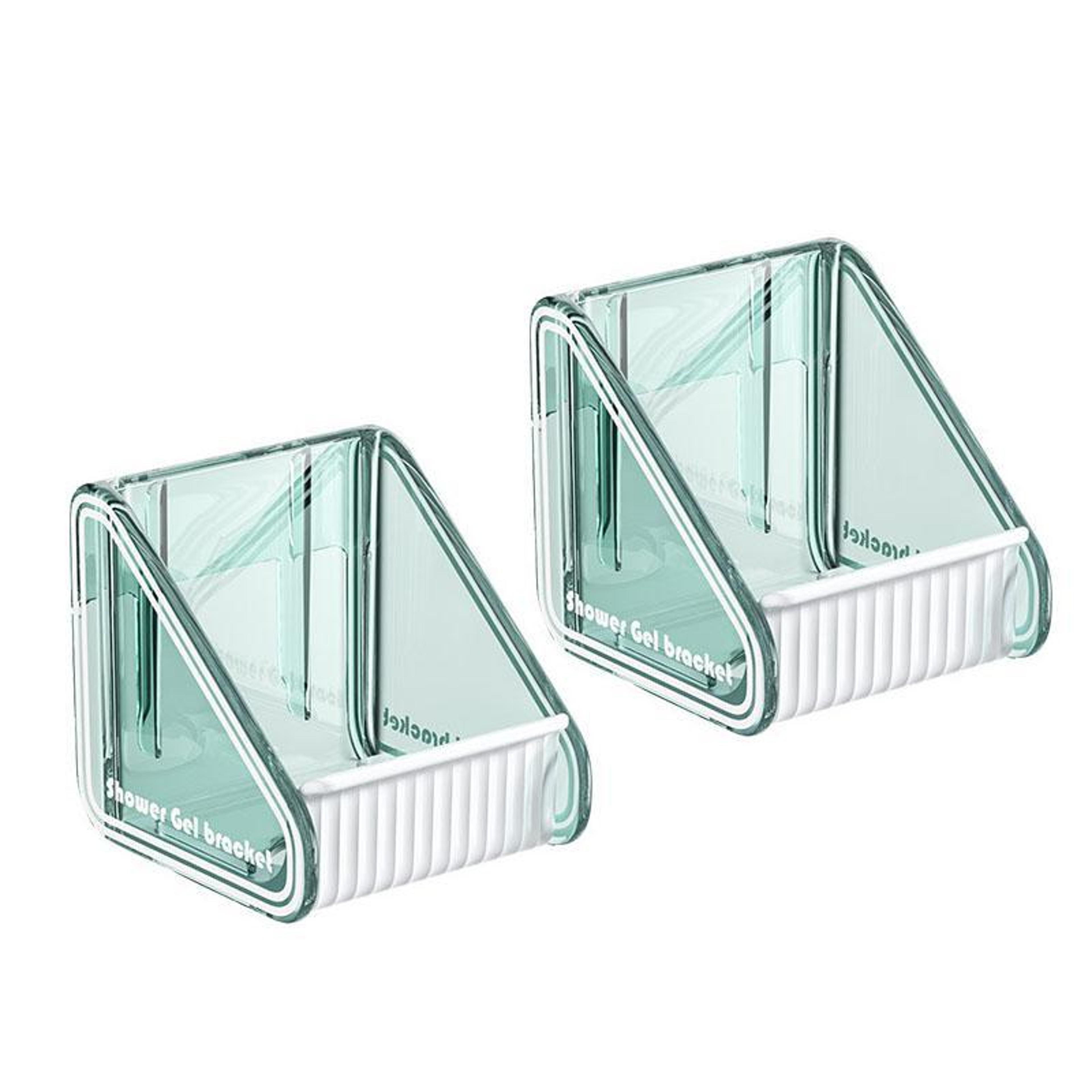wall mounted shampoo holder adjustable no drill shower bottle rack bathroom organizer