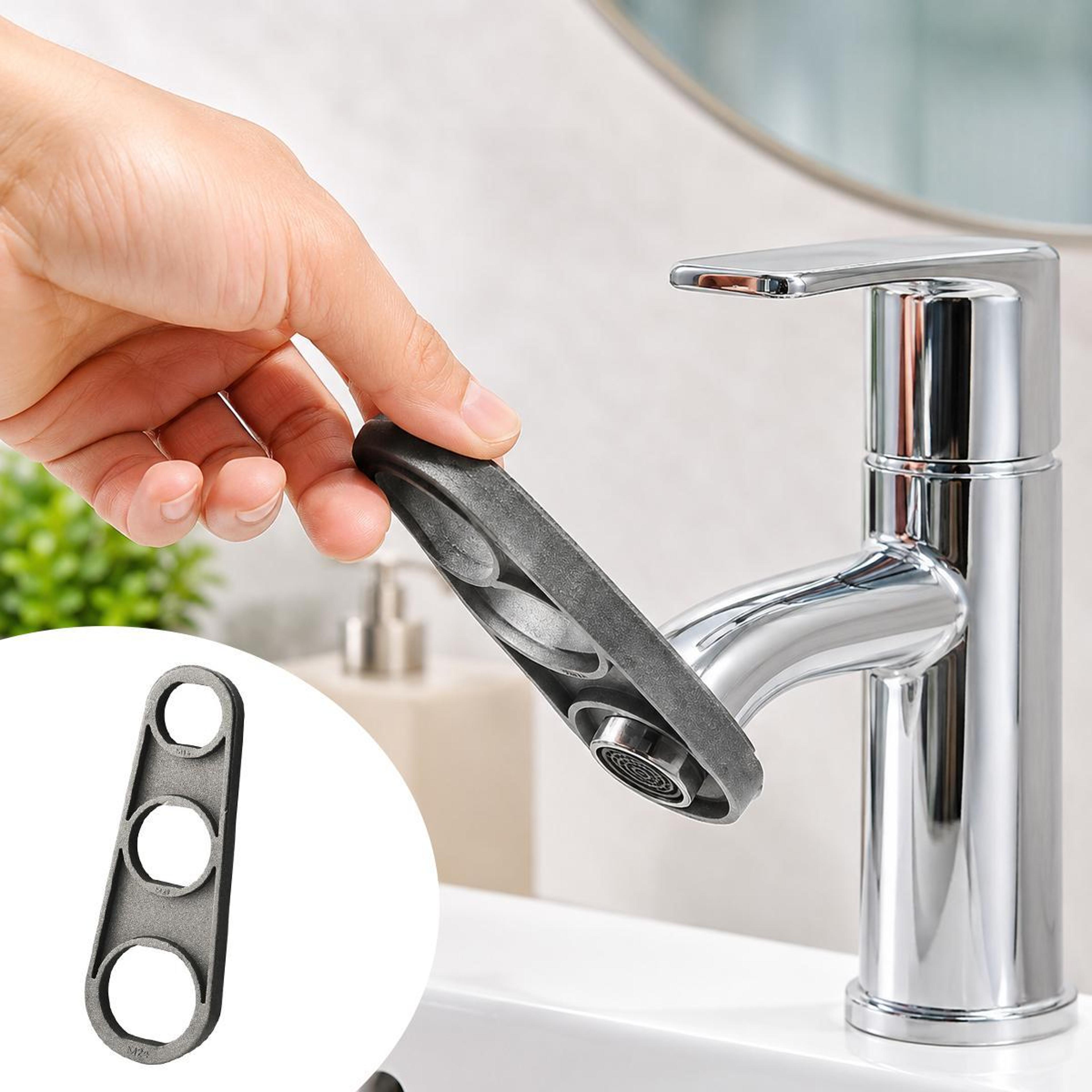carbon steel faucet wrench multi functional plumbing wrench for sink and tap repair