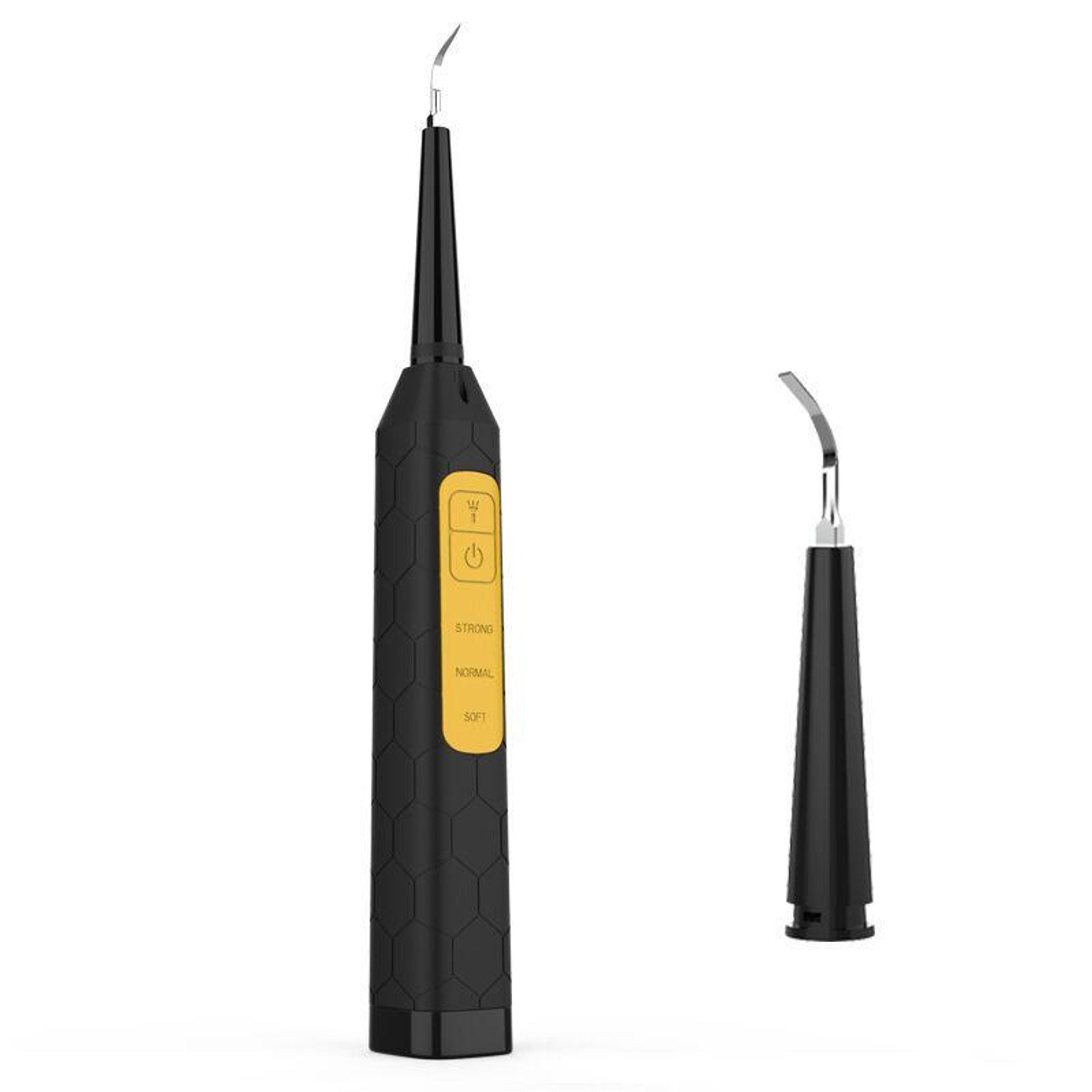 electric dental scaler teeth cleaning tool with led light for tartar plaque and stain removal