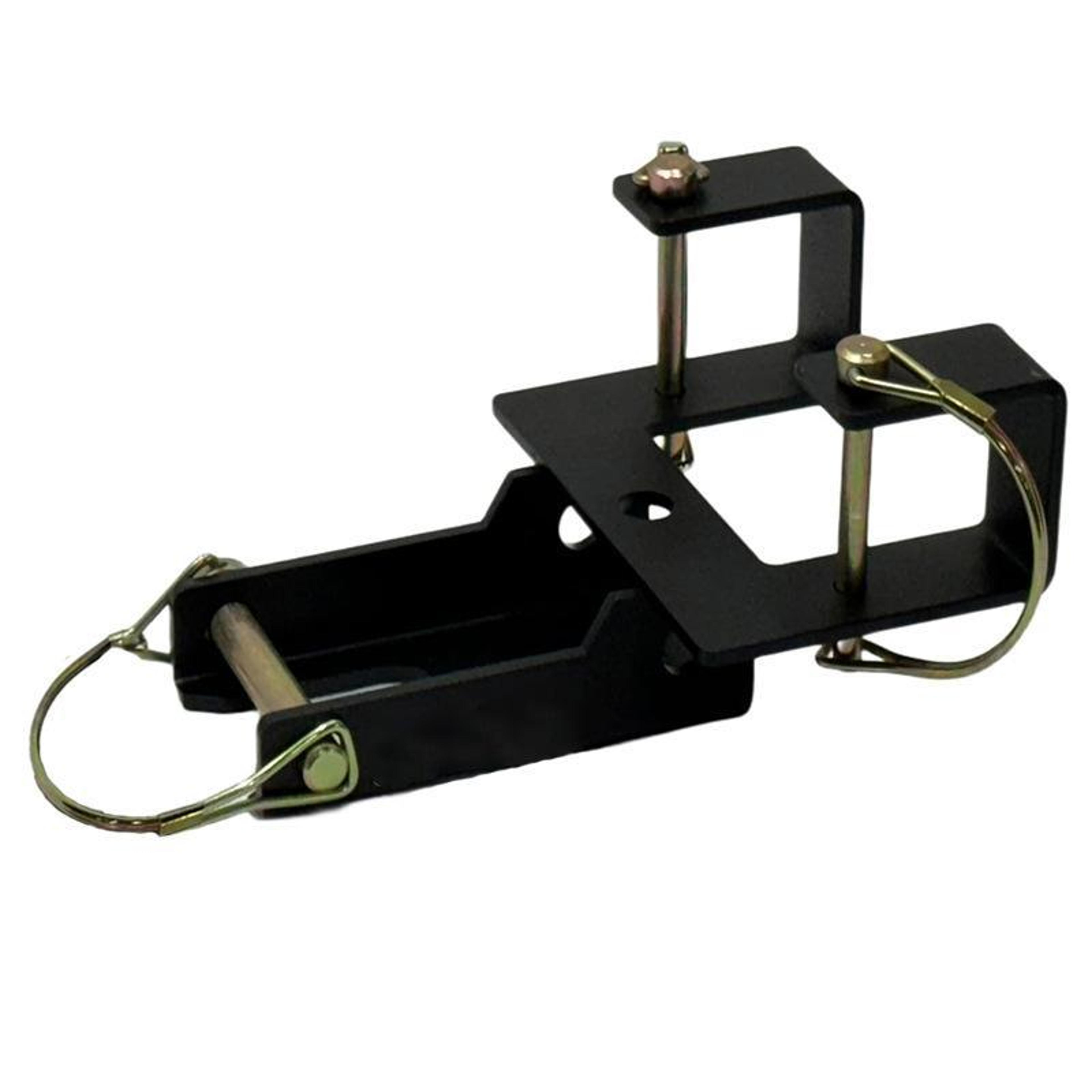 heavy duty trailer towing hook trash can towing bracket with removable hitch pin