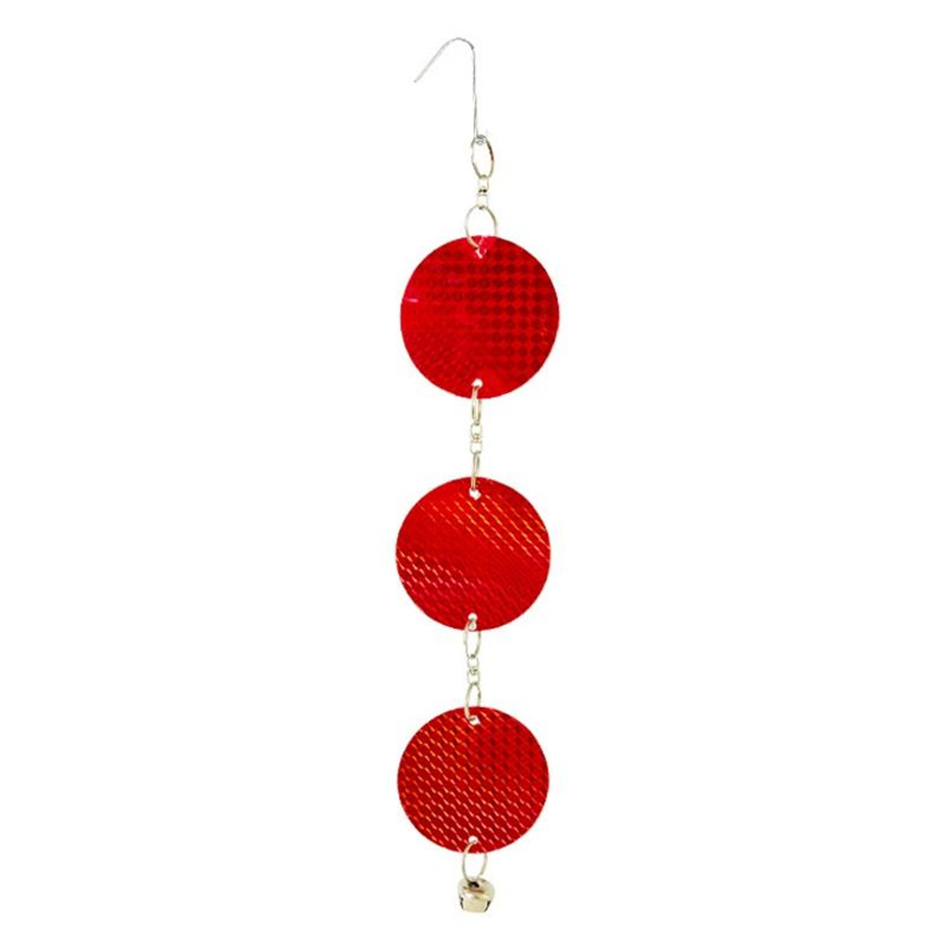 reflective bird repellent hanging disc garden bird scarer decorative laser reflector