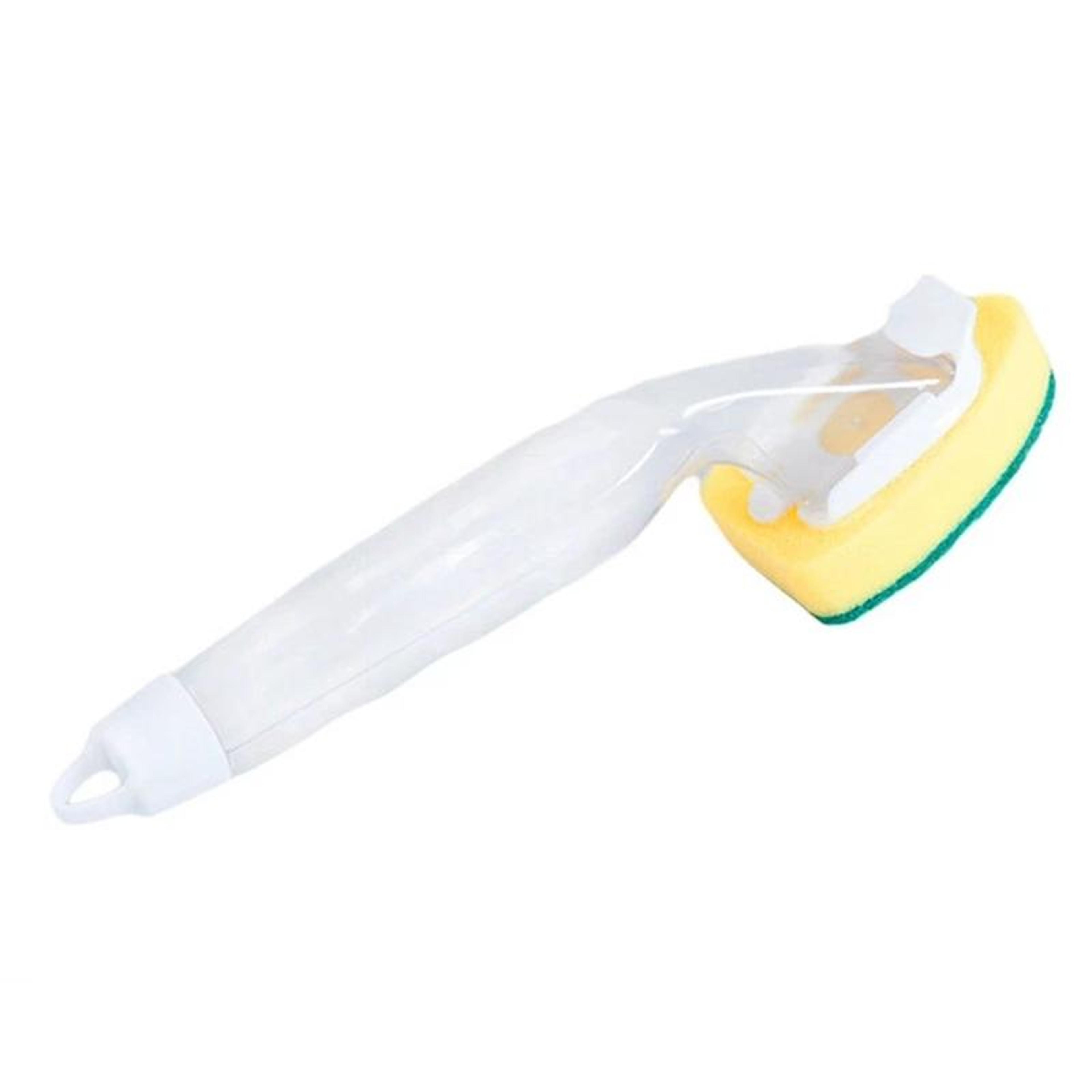 dish soap dispenser brush long handle kitchen cleaning brush with removable sponge
