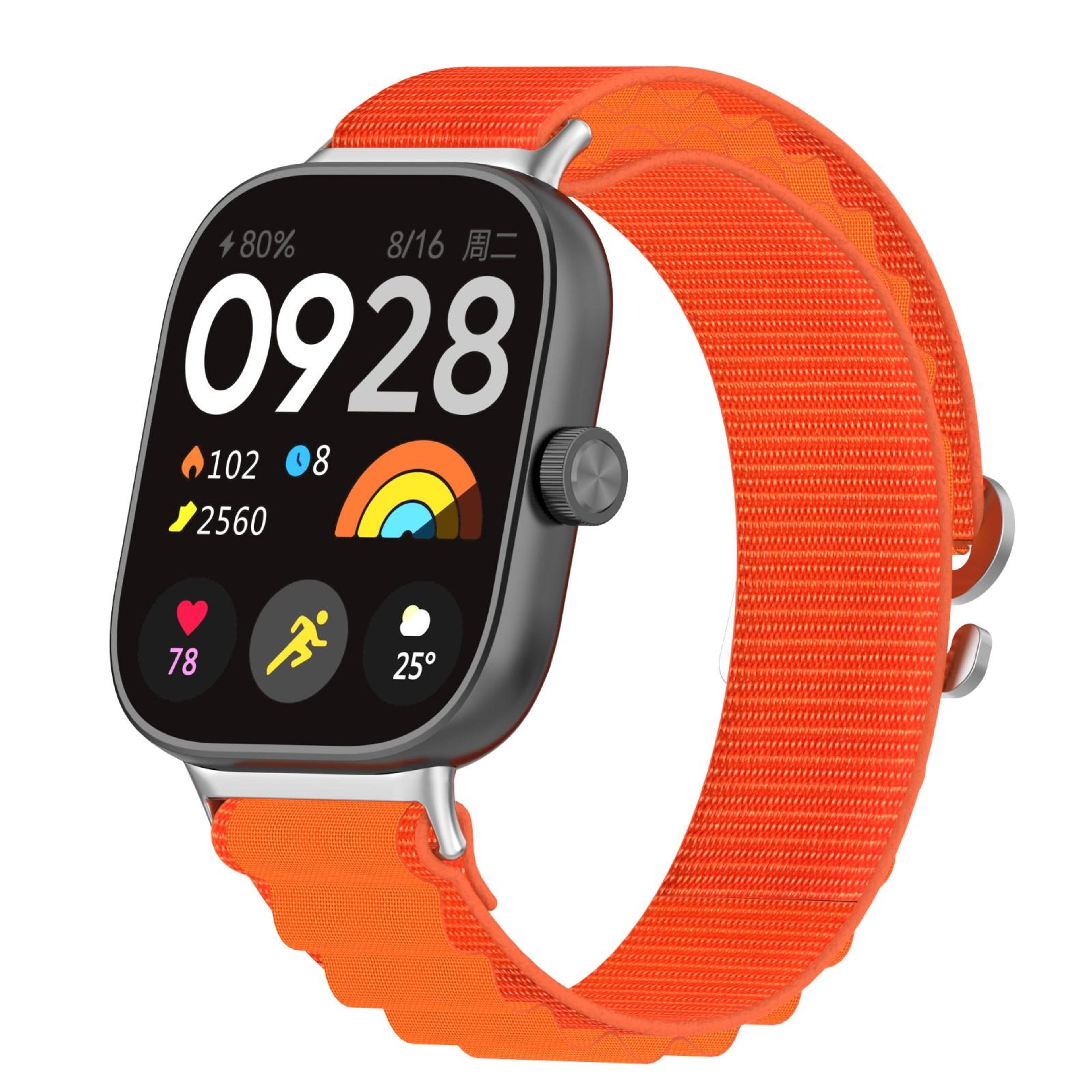 xiaomi band 10 pro nylon sport loop watch band adjustable strap for redmi watch 6 and redmi watch 5
