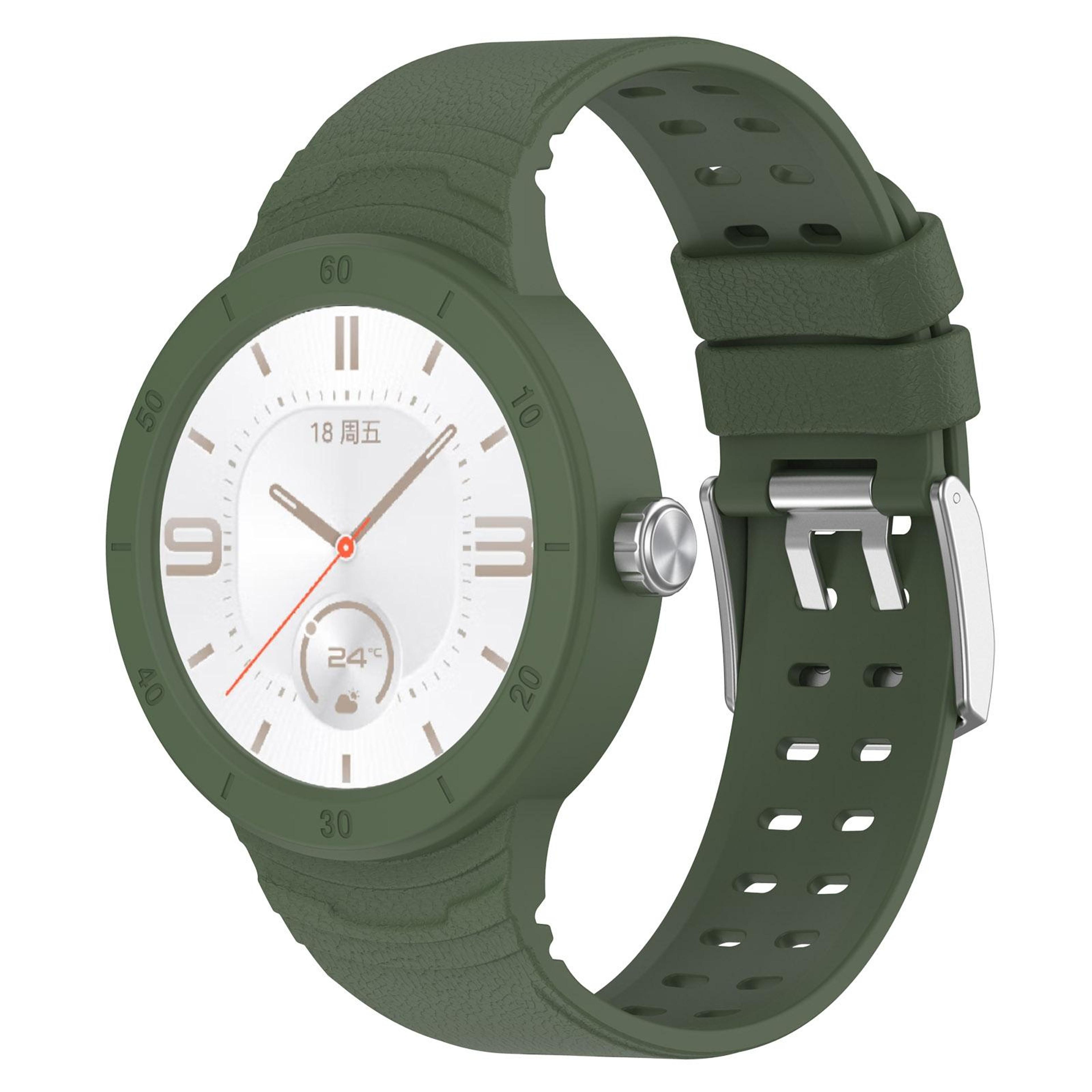 huawei watch gt cyber silicone watch band breathable integrated replacement strap for all-day comfort