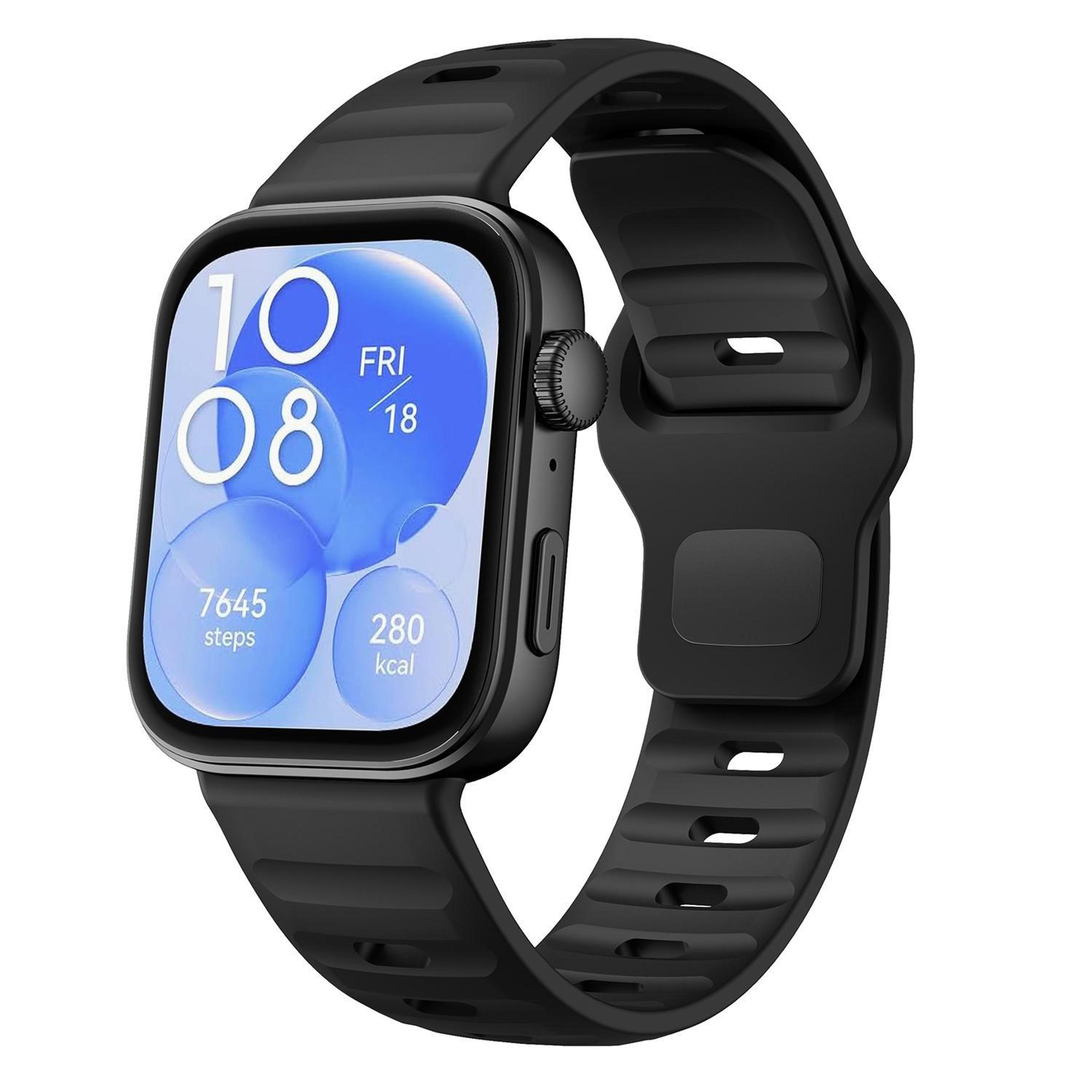 huawei watch fit 5 band soft silicone watch band with reverse buckle for fit 5 pro fit 4