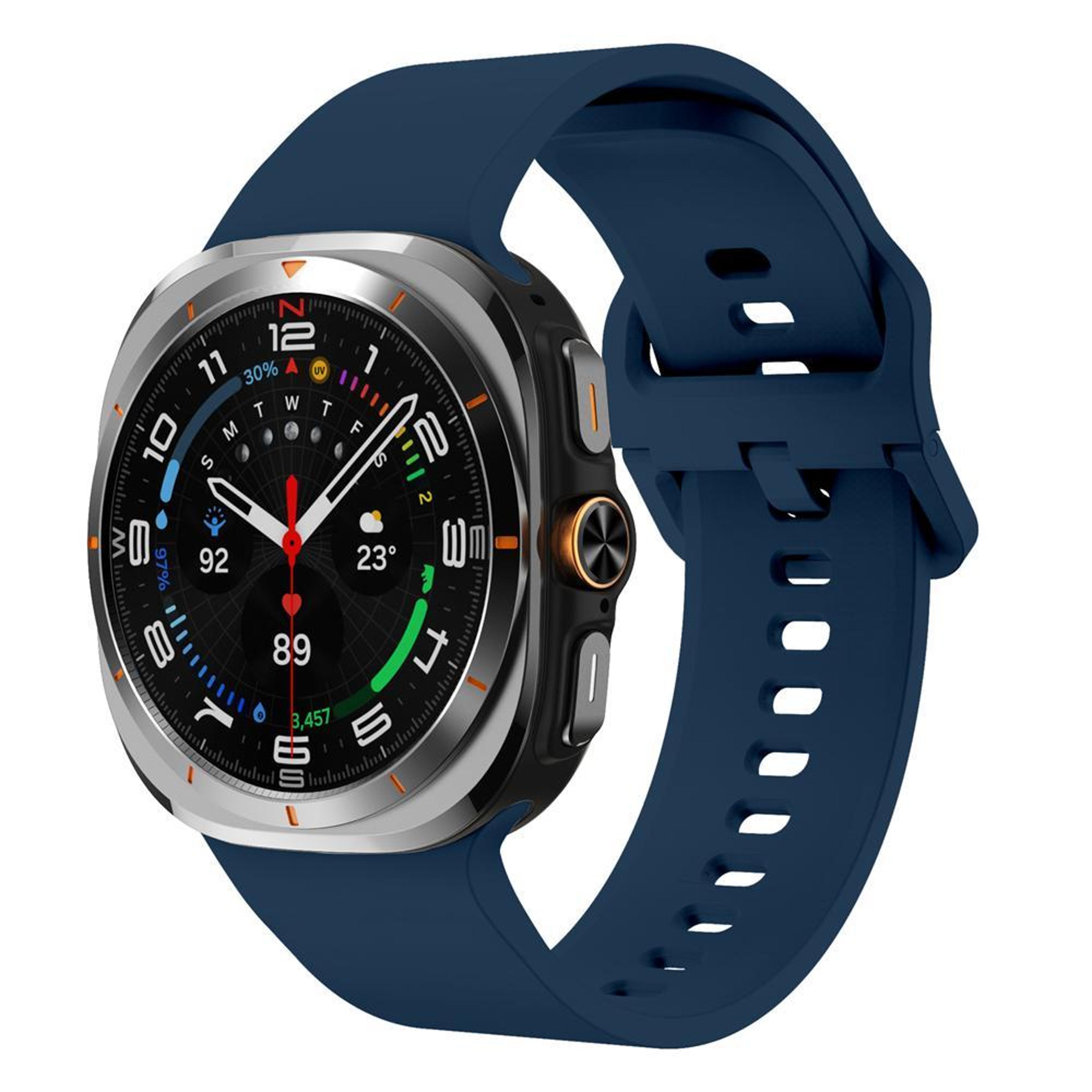 samsung galaxy watch ultra silicone watch band with colorful buckle soft sport replacement strap