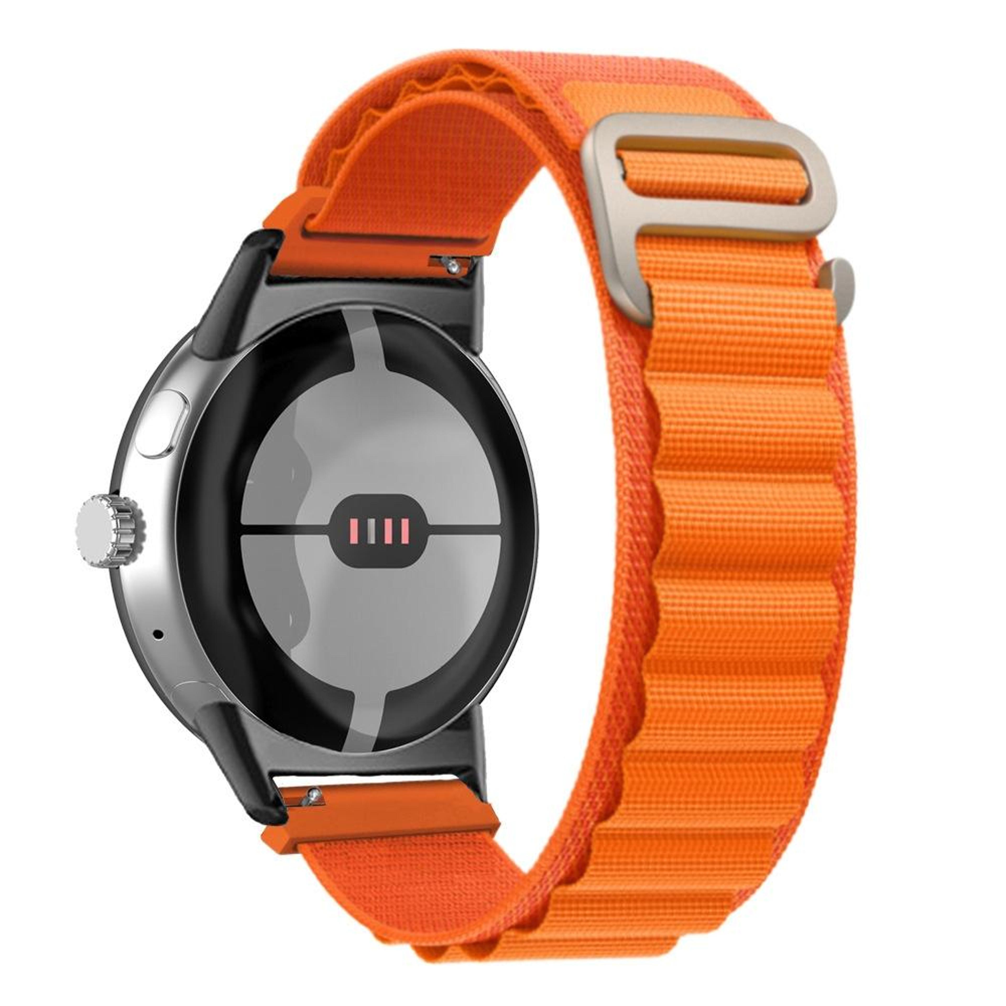 google pixel watch nylon loop band breathable adjustable strap for pixel watch