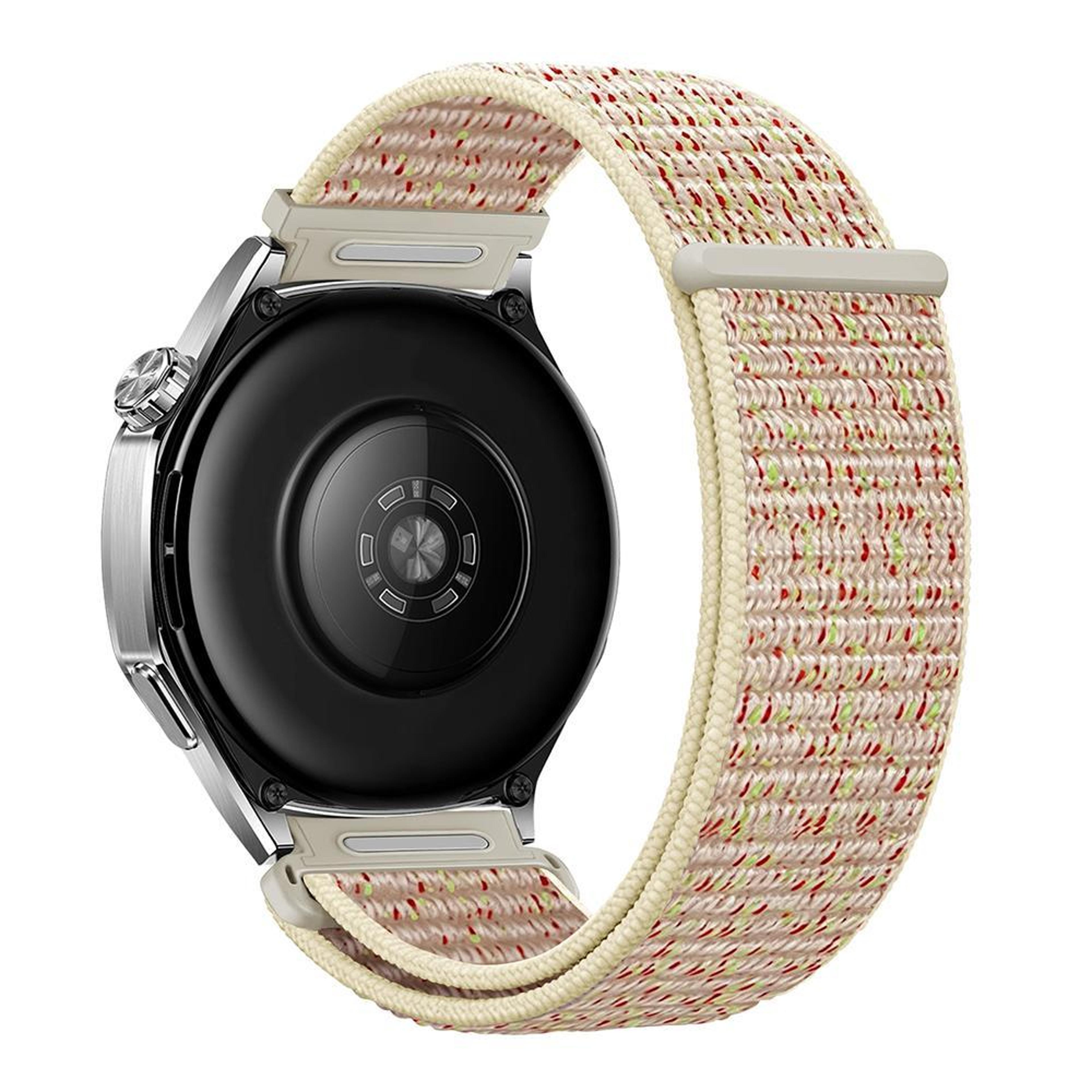 quick release watch band breathable nylon watch strap with hook and loop fastener