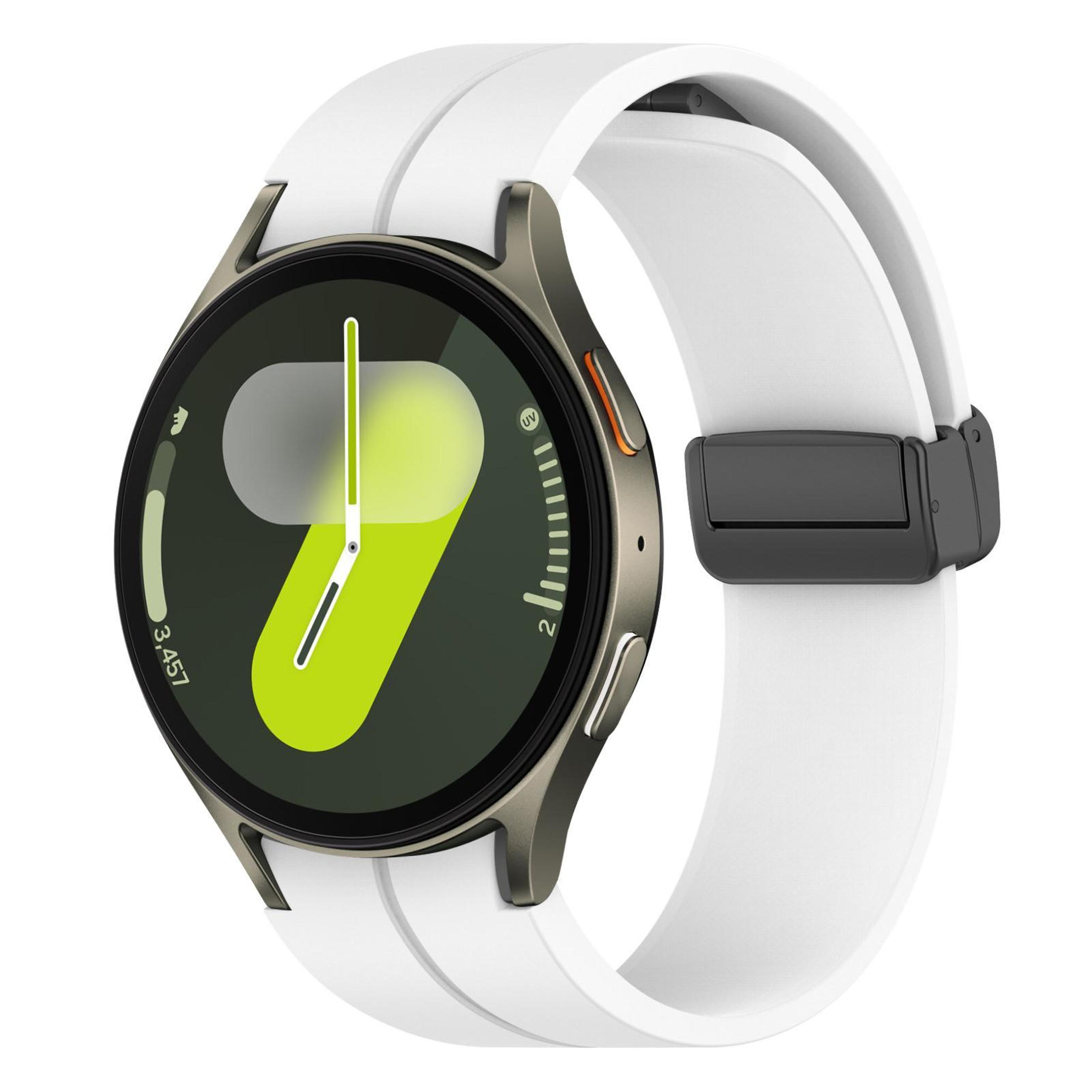 xdfind samsung galaxy watch band magnetic buckle silicone watch band for watch7 fe 6 5 4