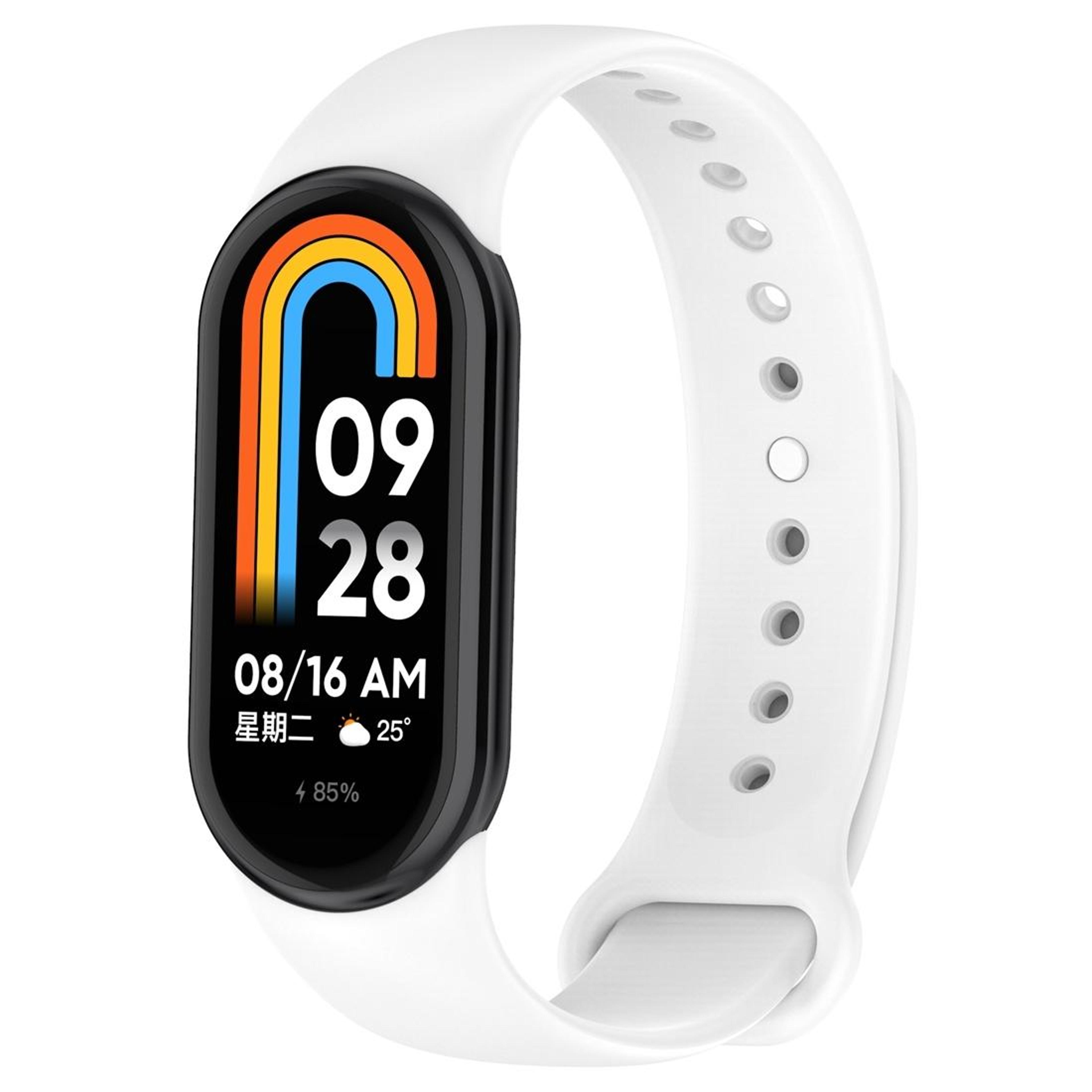 xiaomi mi band 8 silicone watch band soft replacement wrist strap