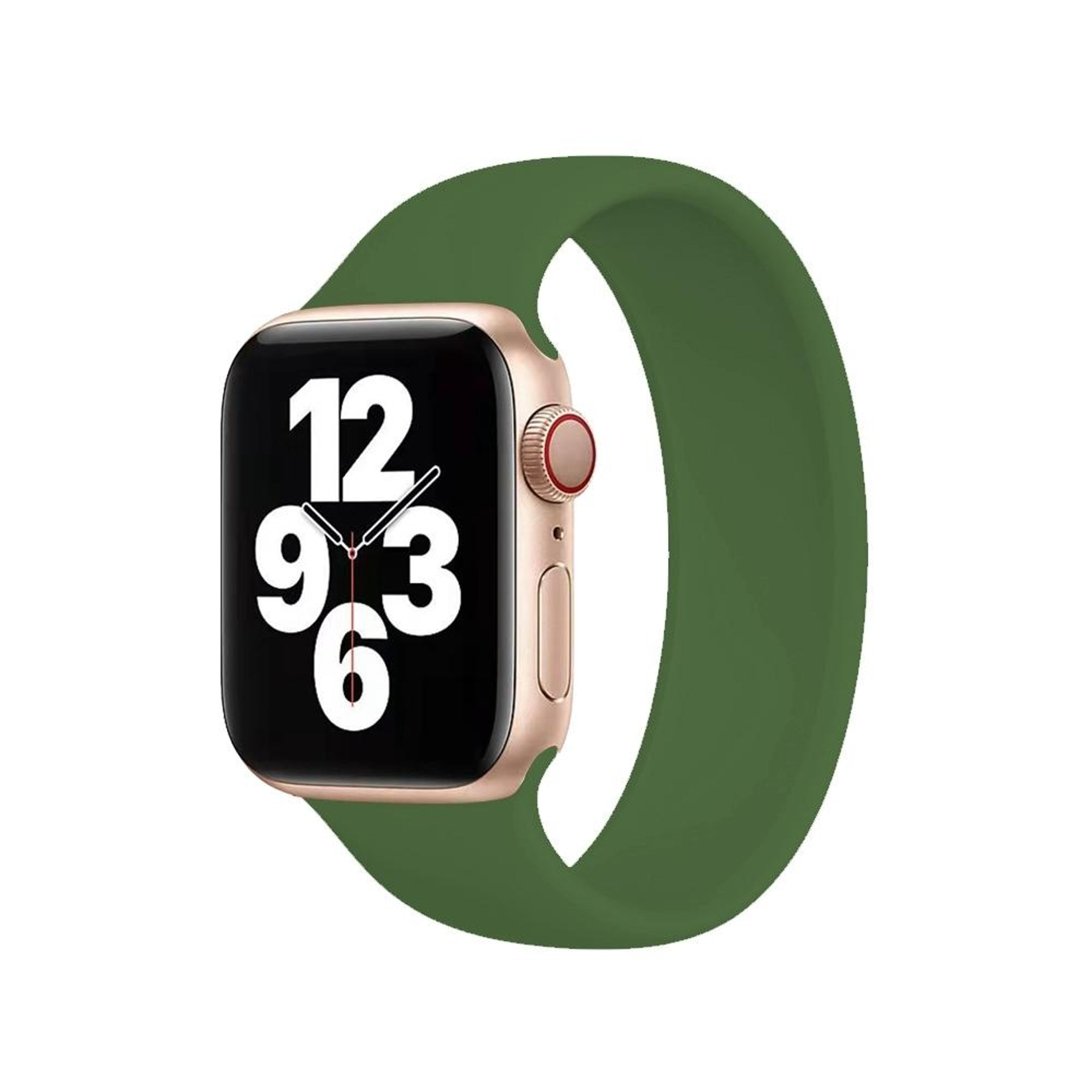 apple watch silicone band elastic replacement strap for ultra series 10 9 8 7 se