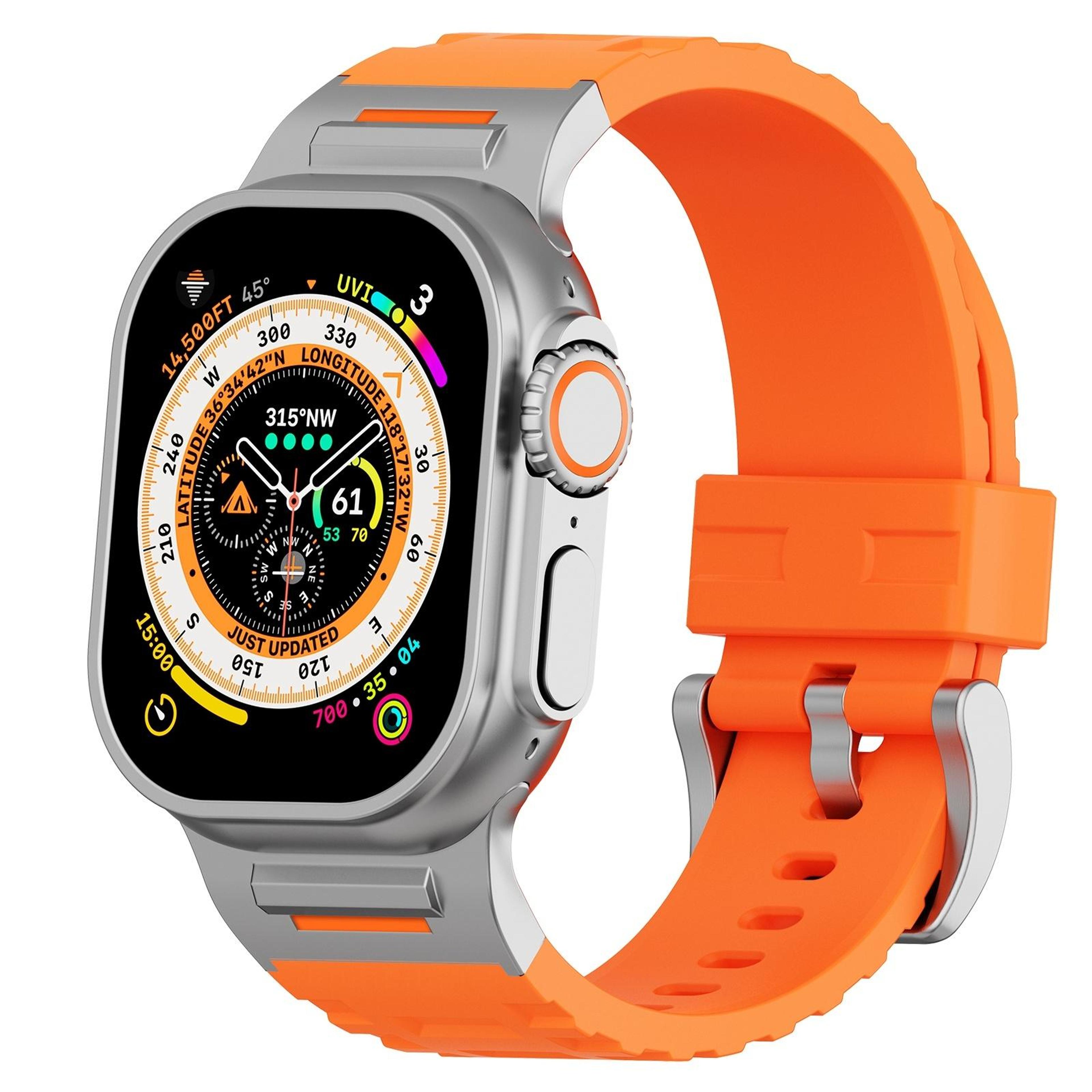 trailblazer apple watch silicone band soft sport strap for apple watch