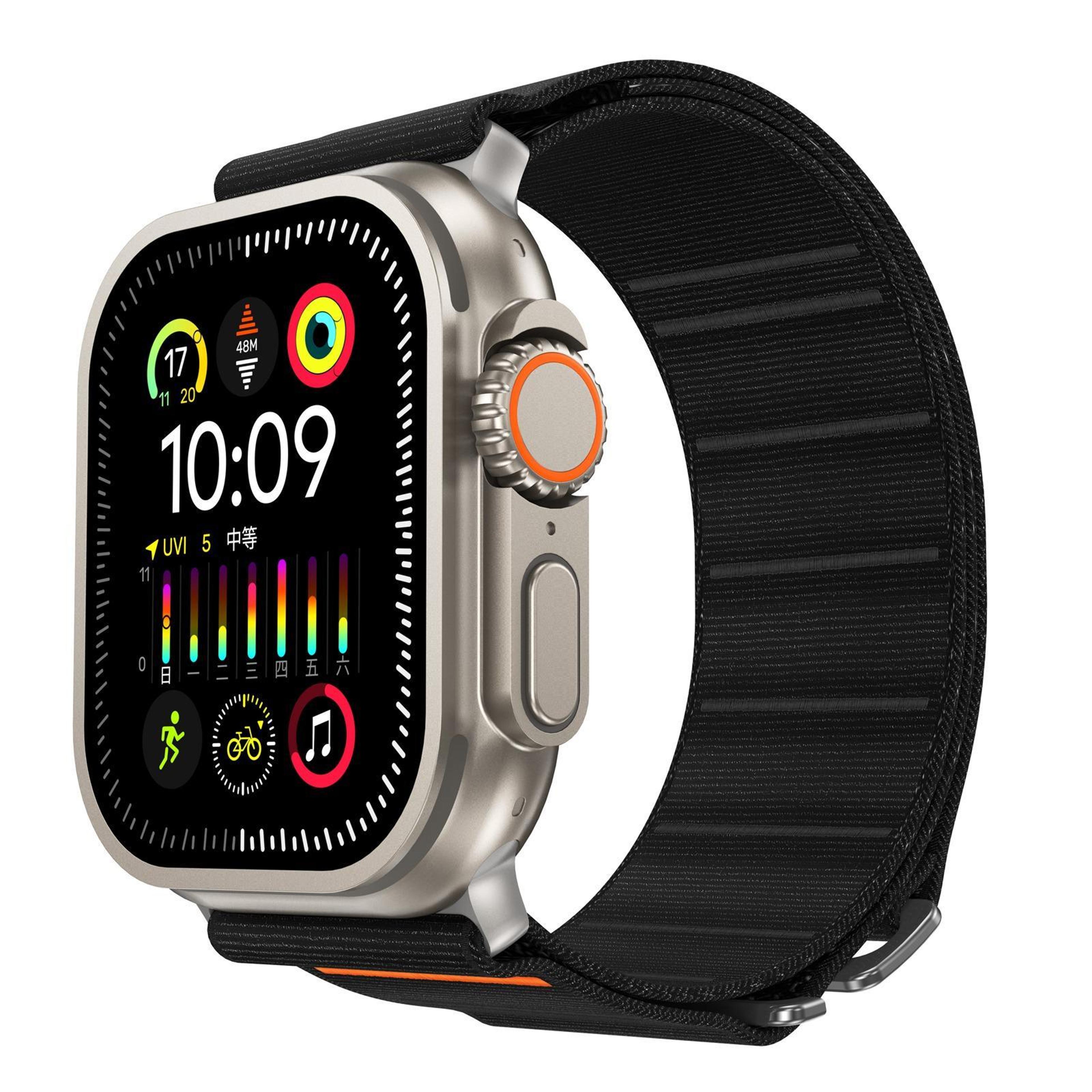 traveler apple watch nylon band breathable adjustable strap for apple watch